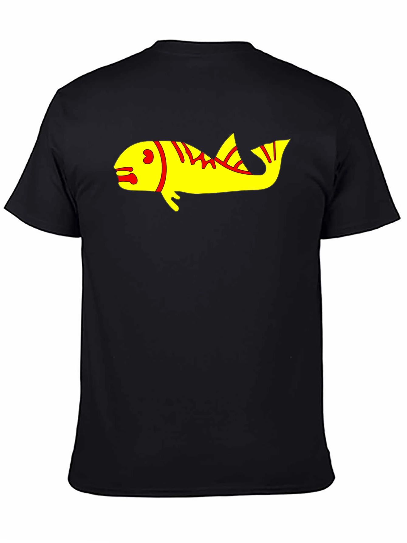 Fish Graphic Black T-Shirt