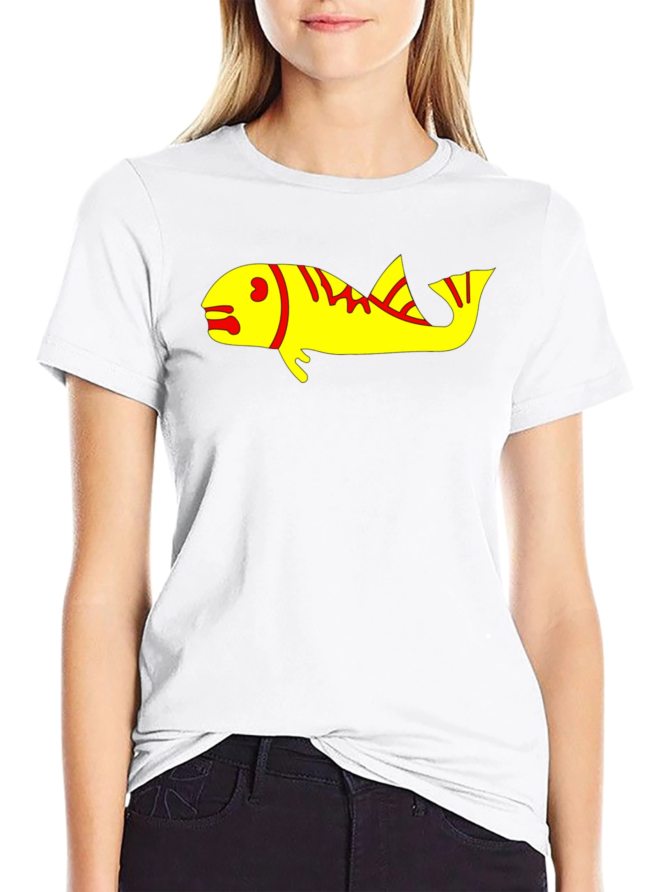 Fish Graphic Black T-Shirt