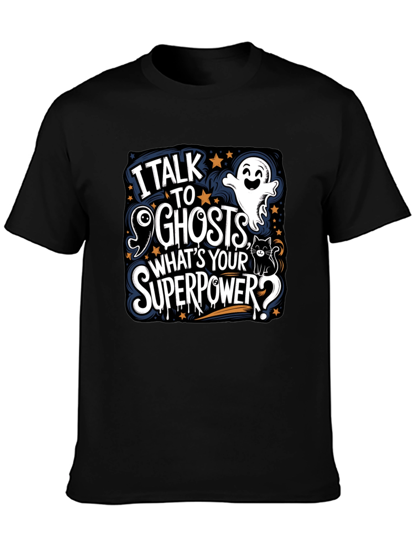 I Talk to Ghosts Graphic Tee