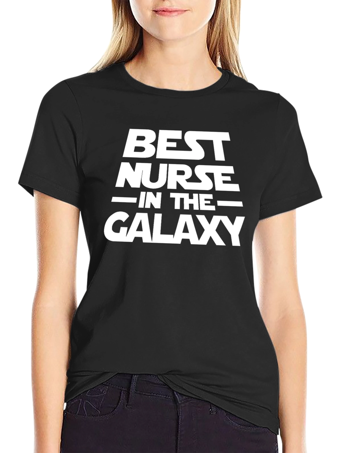 Best Nurse in the Galaxy T-Shirt - Black