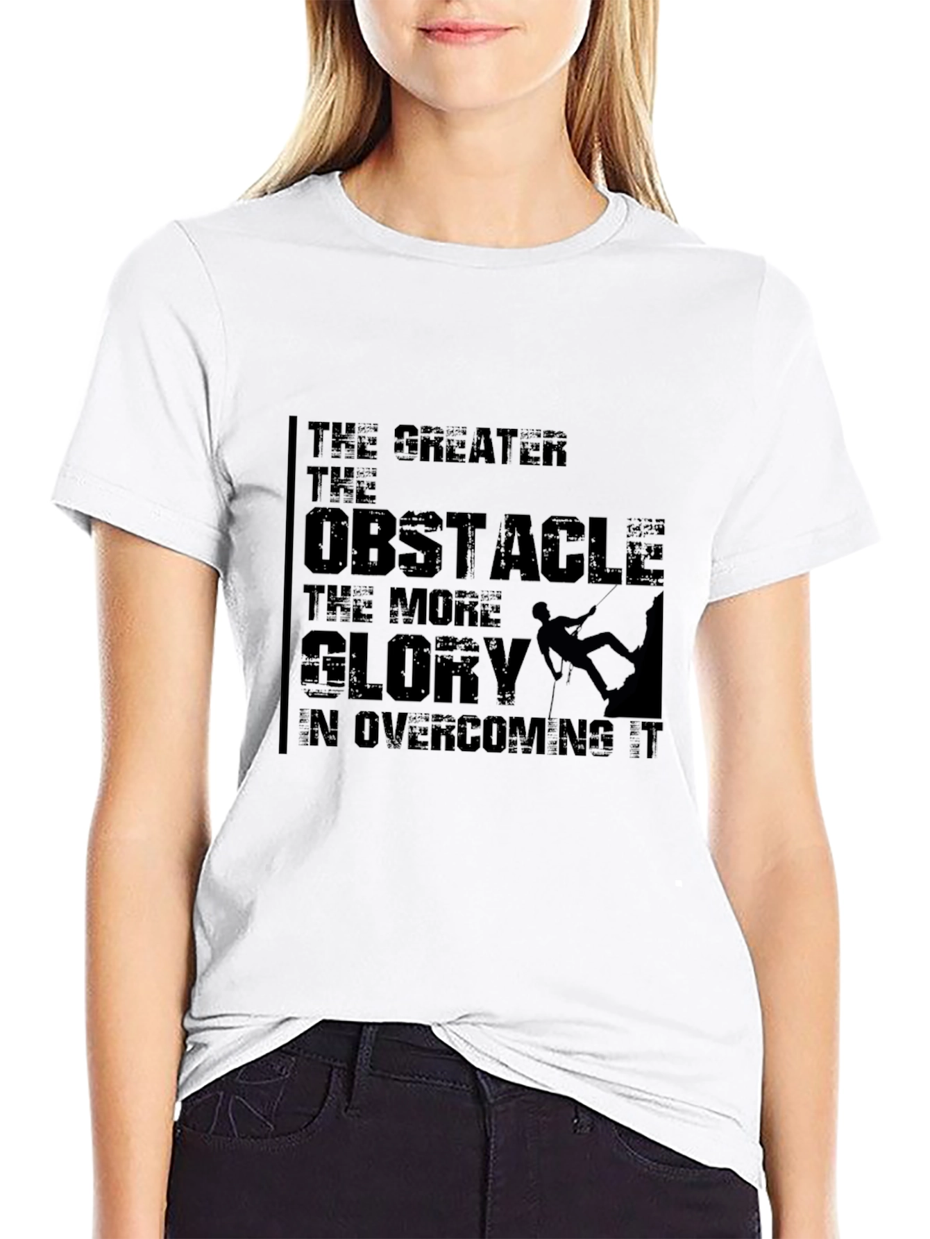 Obstacle Glory T-Shirt - Motivational Graphic Tee