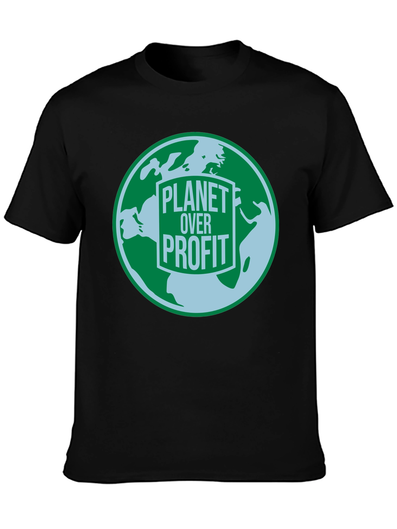 Planet Over Profit Graphic Tee - Eco-Friendly Message
