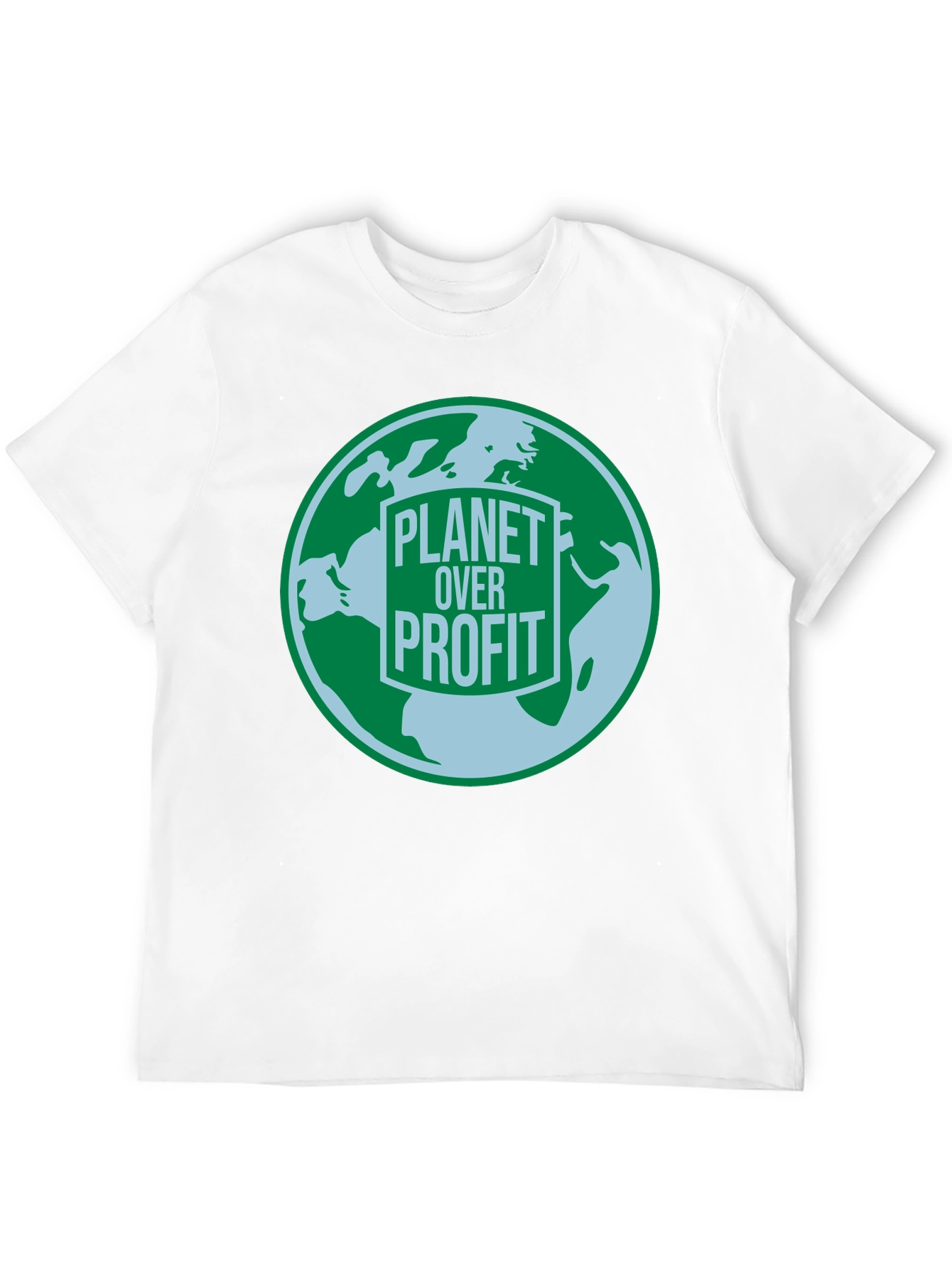 Planet Over Profit Graphic Tee - Eco-Friendly Message