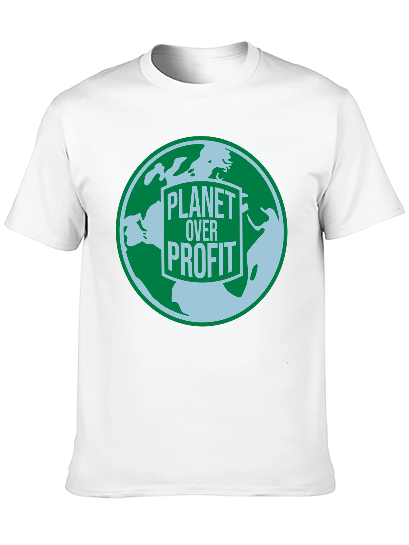 Planet Over Profit Graphic Tee - Eco-Friendly Message
