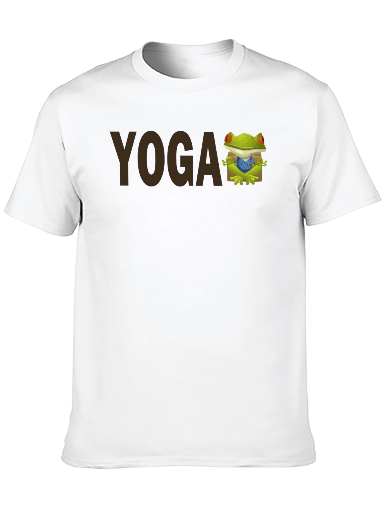 Yoga Frog Graphic Tee - Mens Black T-Shirt