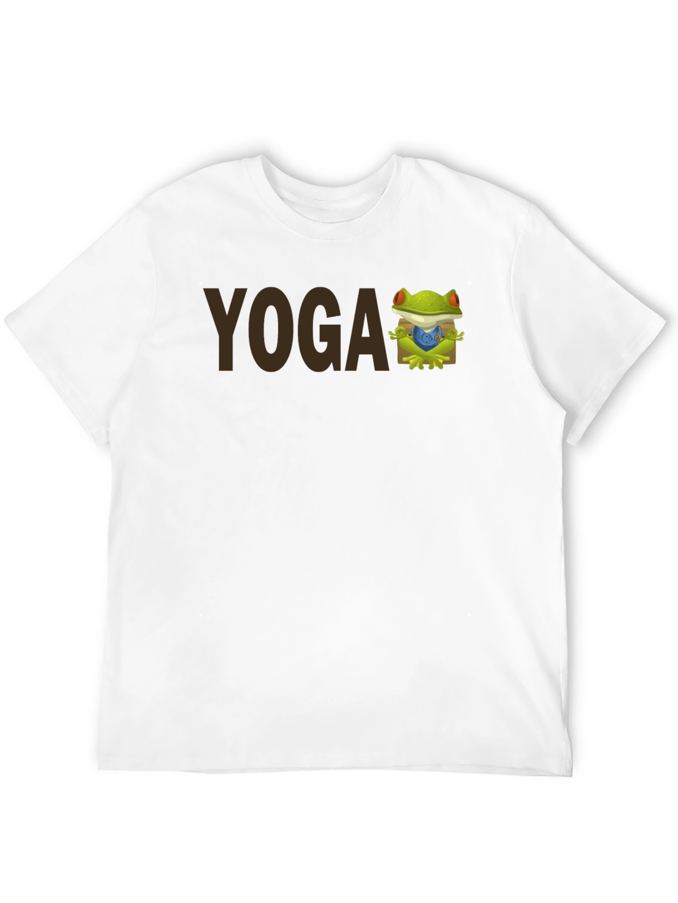 Yoga Frog Graphic Tee - Mens Black T-Shirt