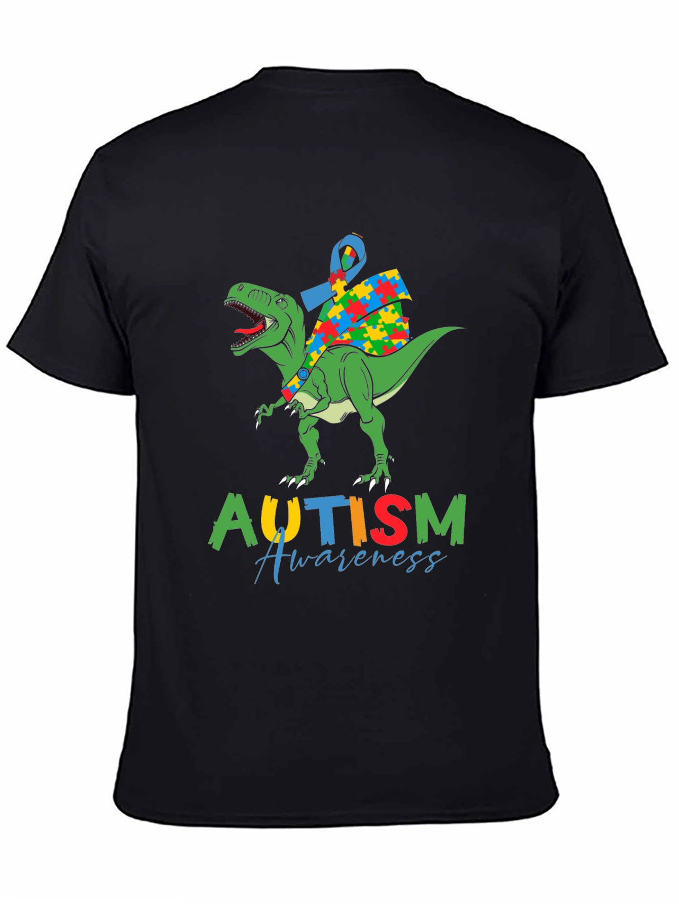 Autism Awareness Dinosaur T-Shirt