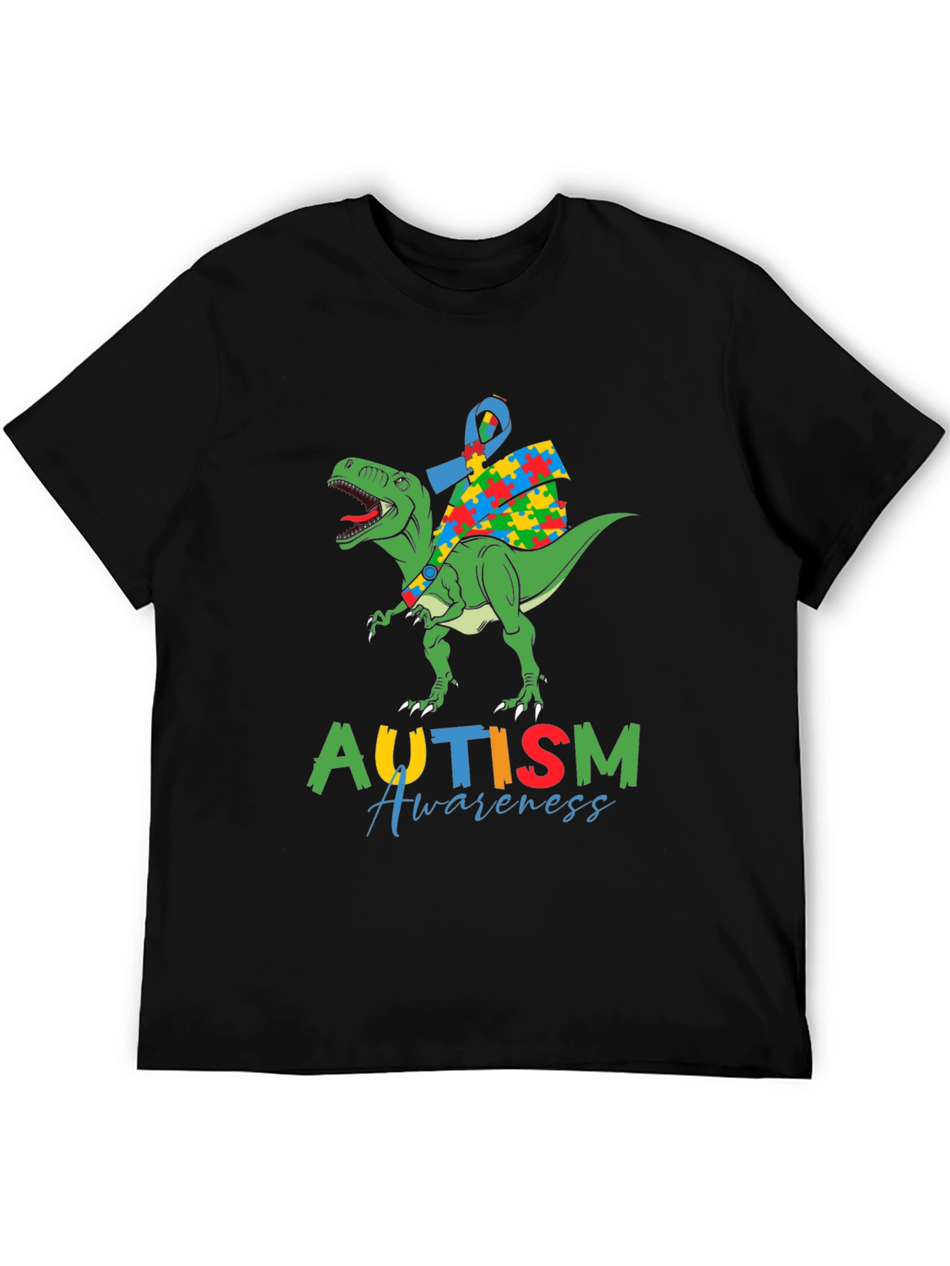 Autism Awareness Dinosaur T-Shirt