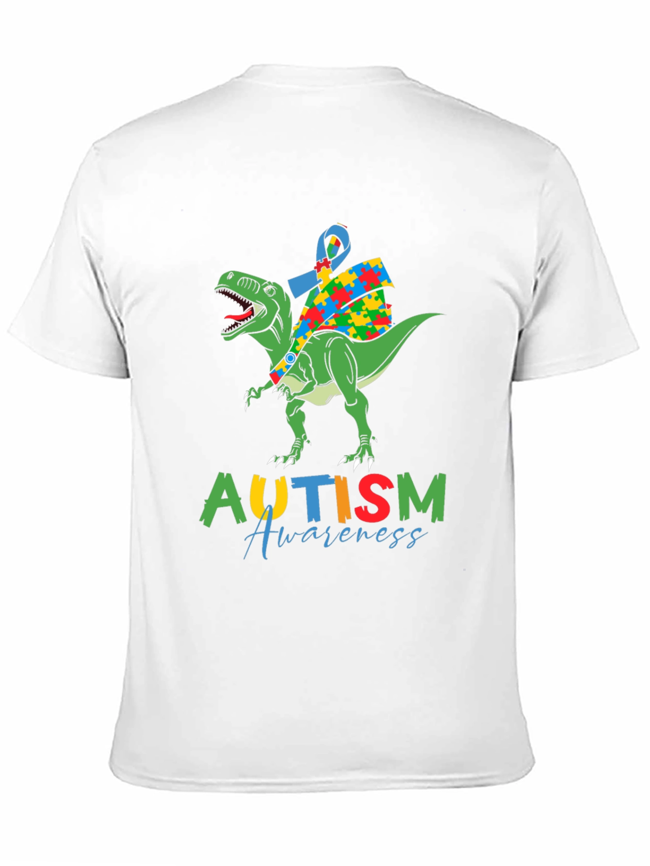 Autism Awareness Dinosaur T-Shirt