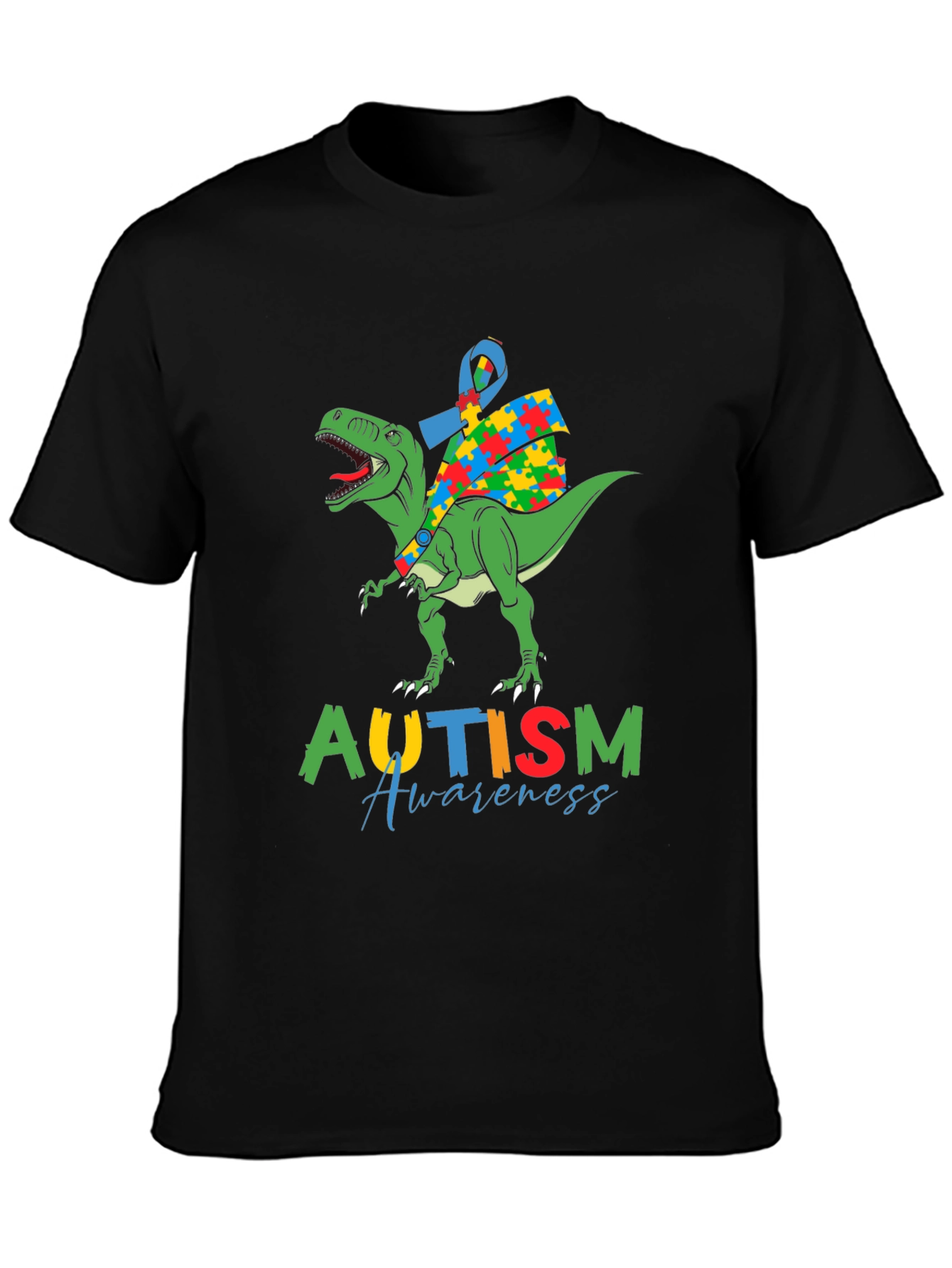 Autism Awareness Dinosaur T-Shirt