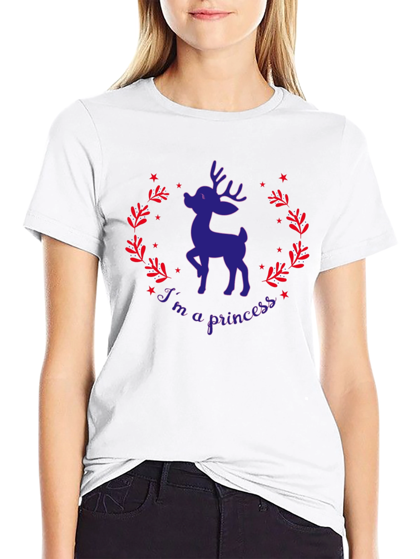 Reindeer Princess Graphic Tee