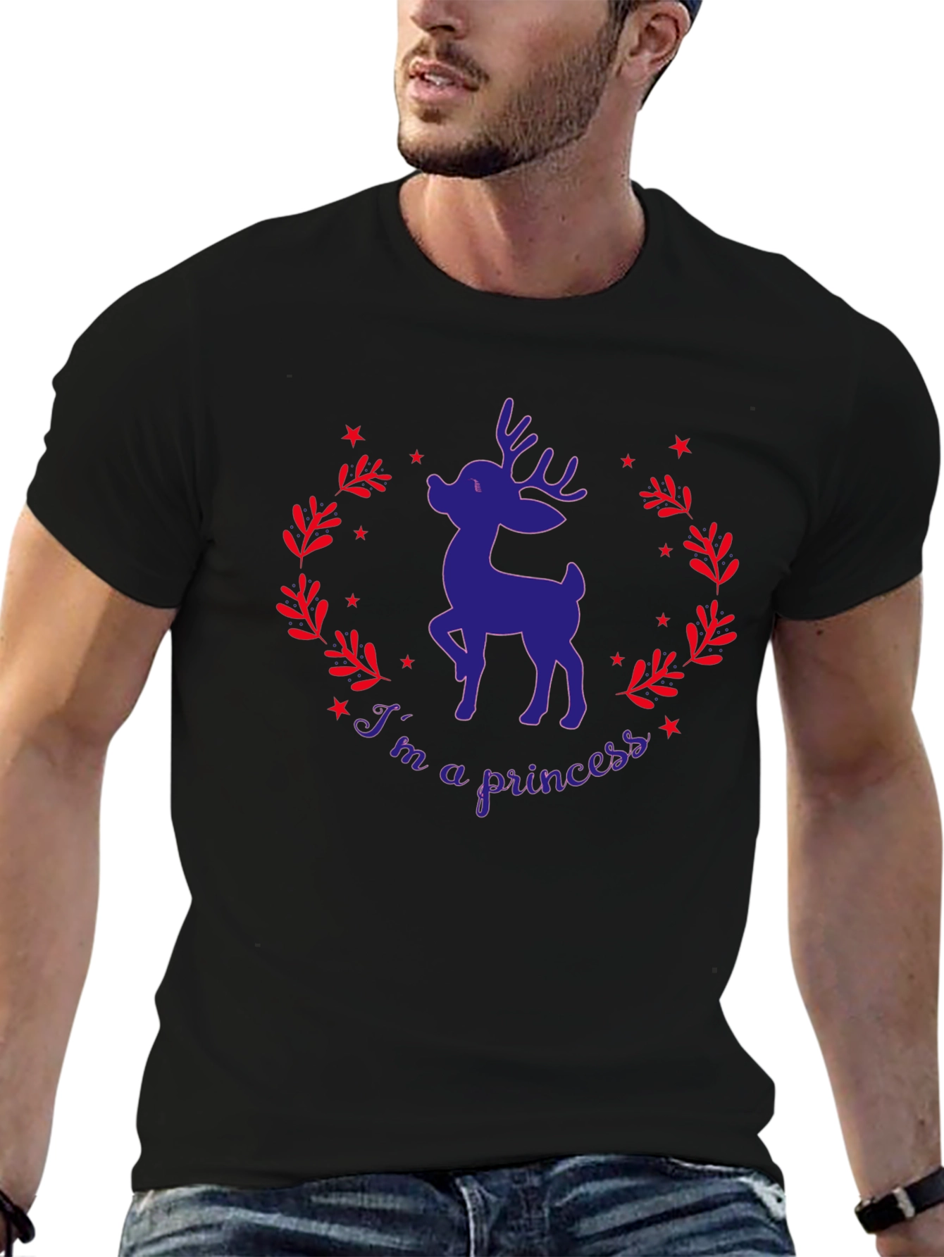 Reindeer Princess Graphic Tee
