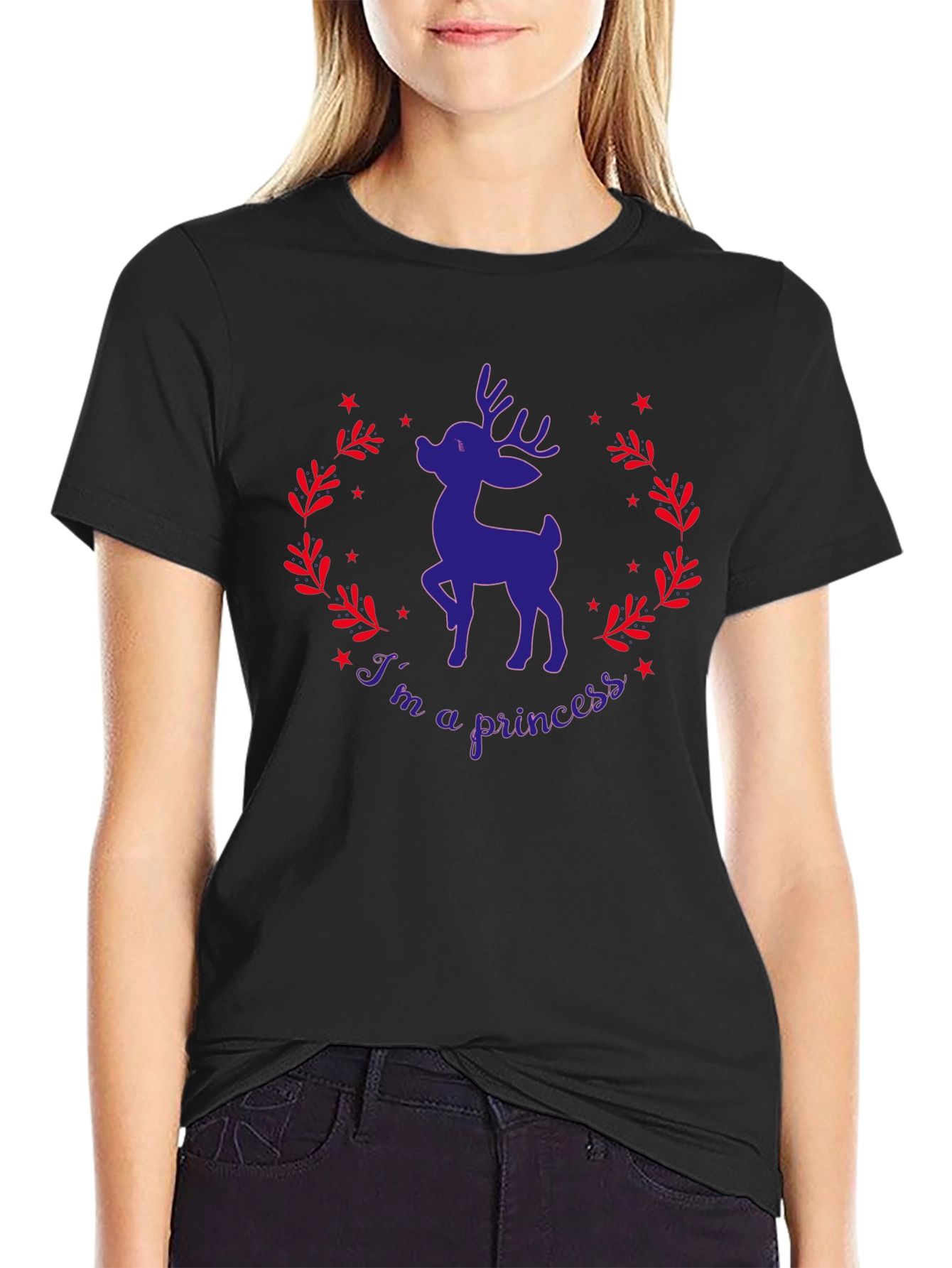 Reindeer Princess Graphic Tee