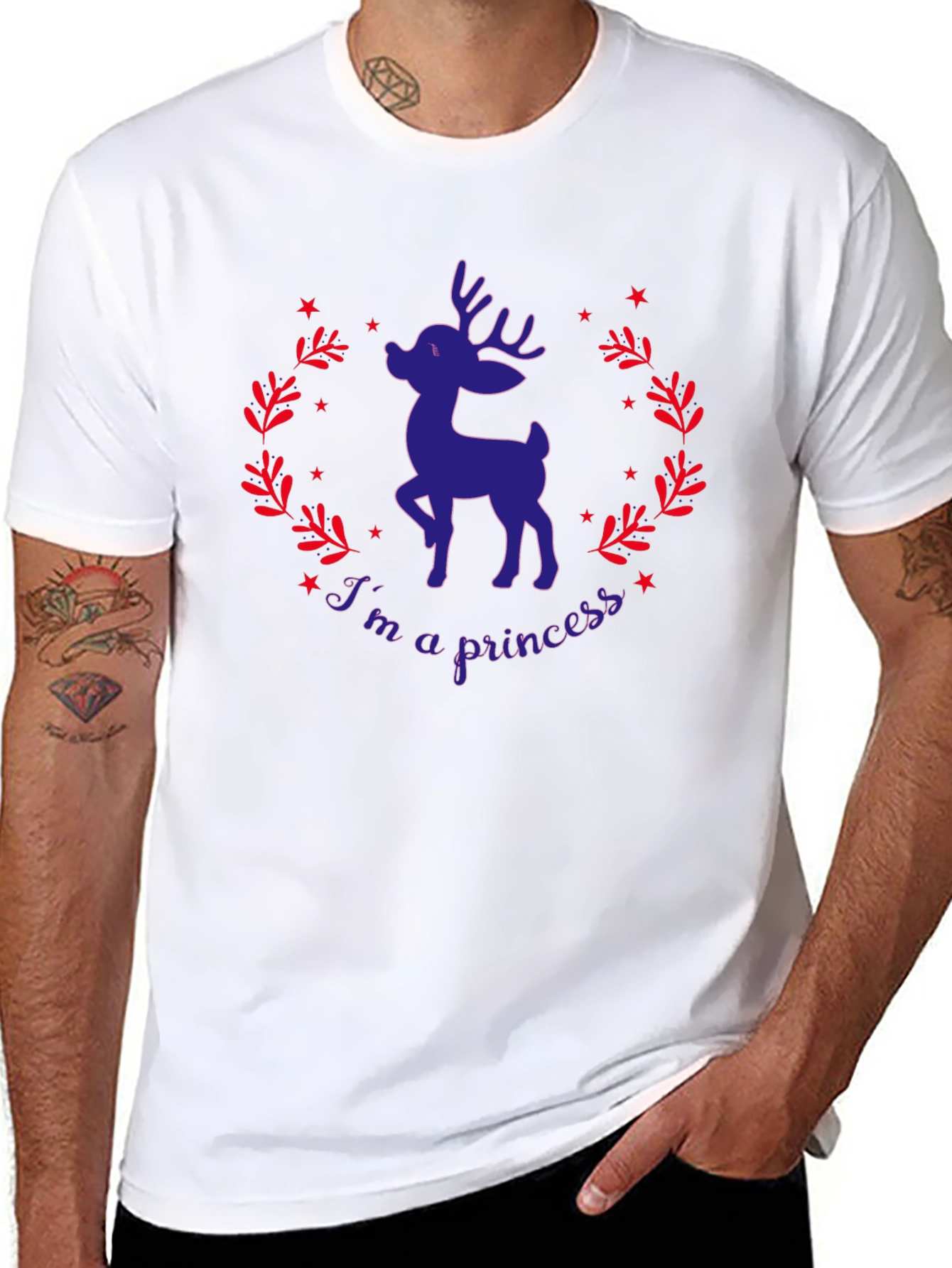 Reindeer Princess Graphic Tee