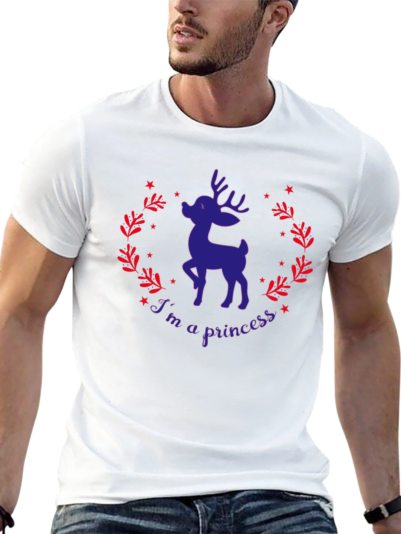 Reindeer Princess Graphic Tee