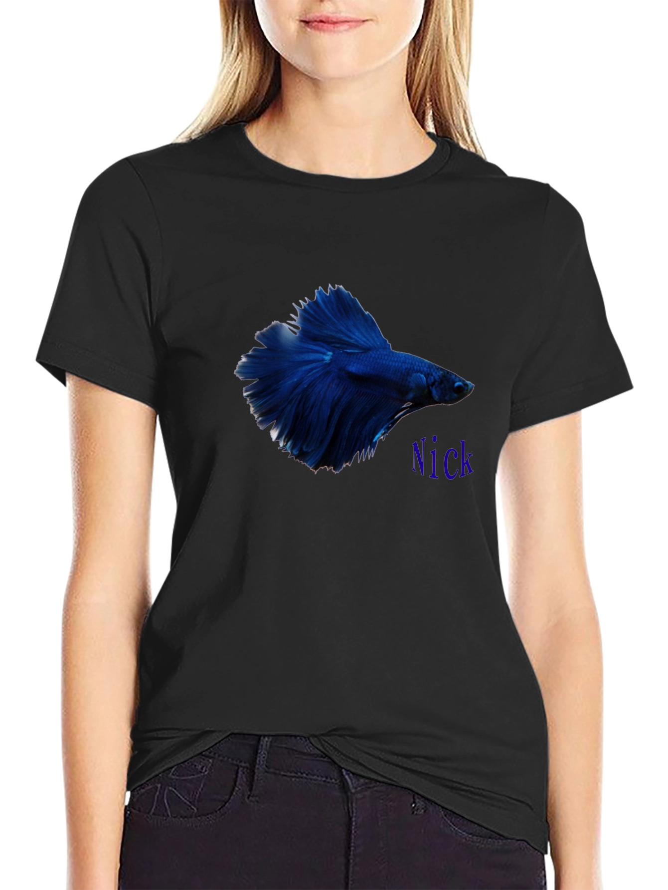 Betta Fish Graphic Tee - Custom Name Option