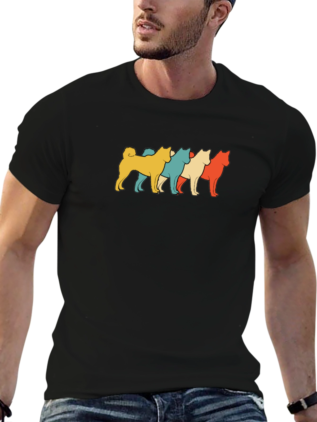 Retro Shiba Inu Dog Breed T-Shirt
