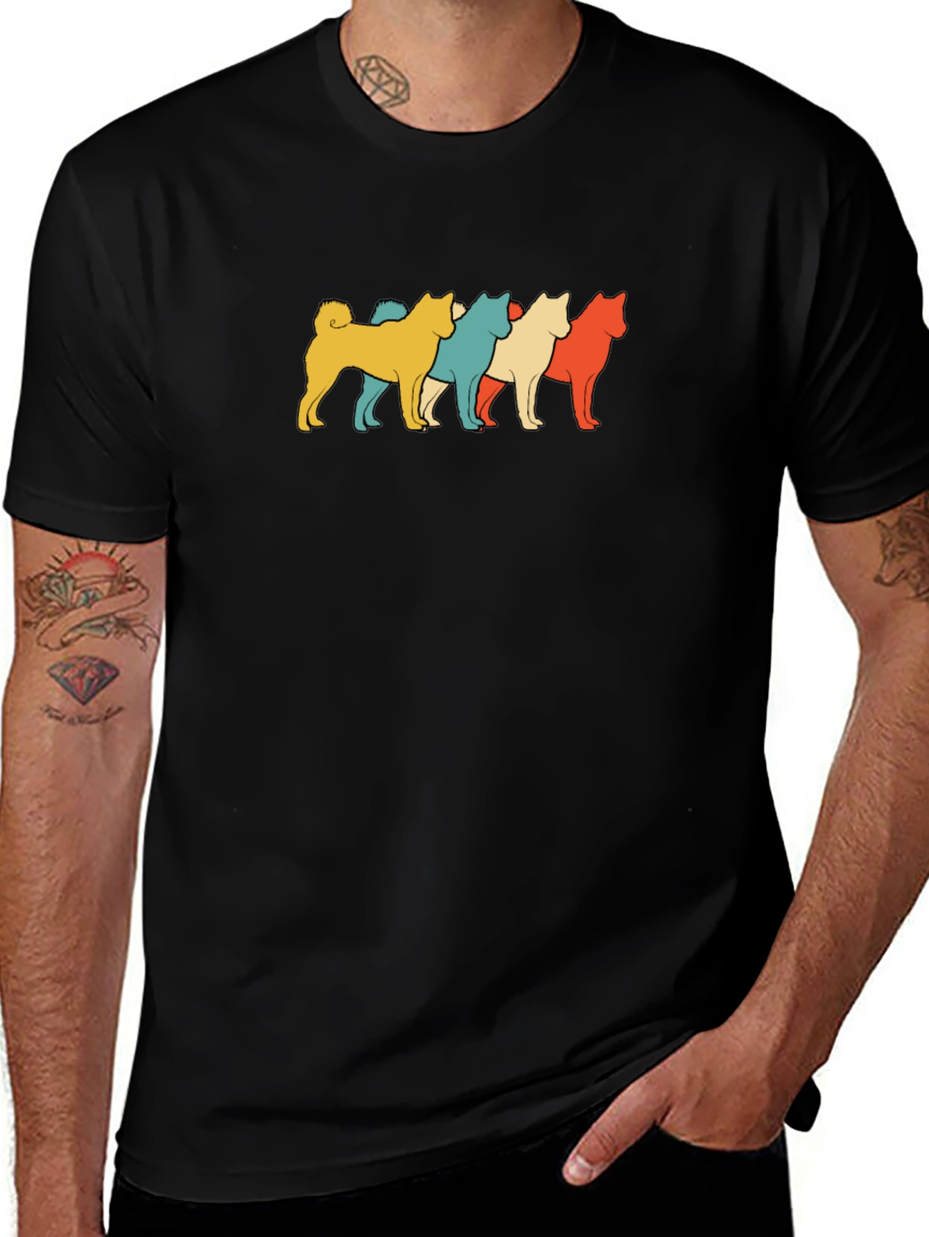 Retro Shiba Inu Dog Breed T-Shirt