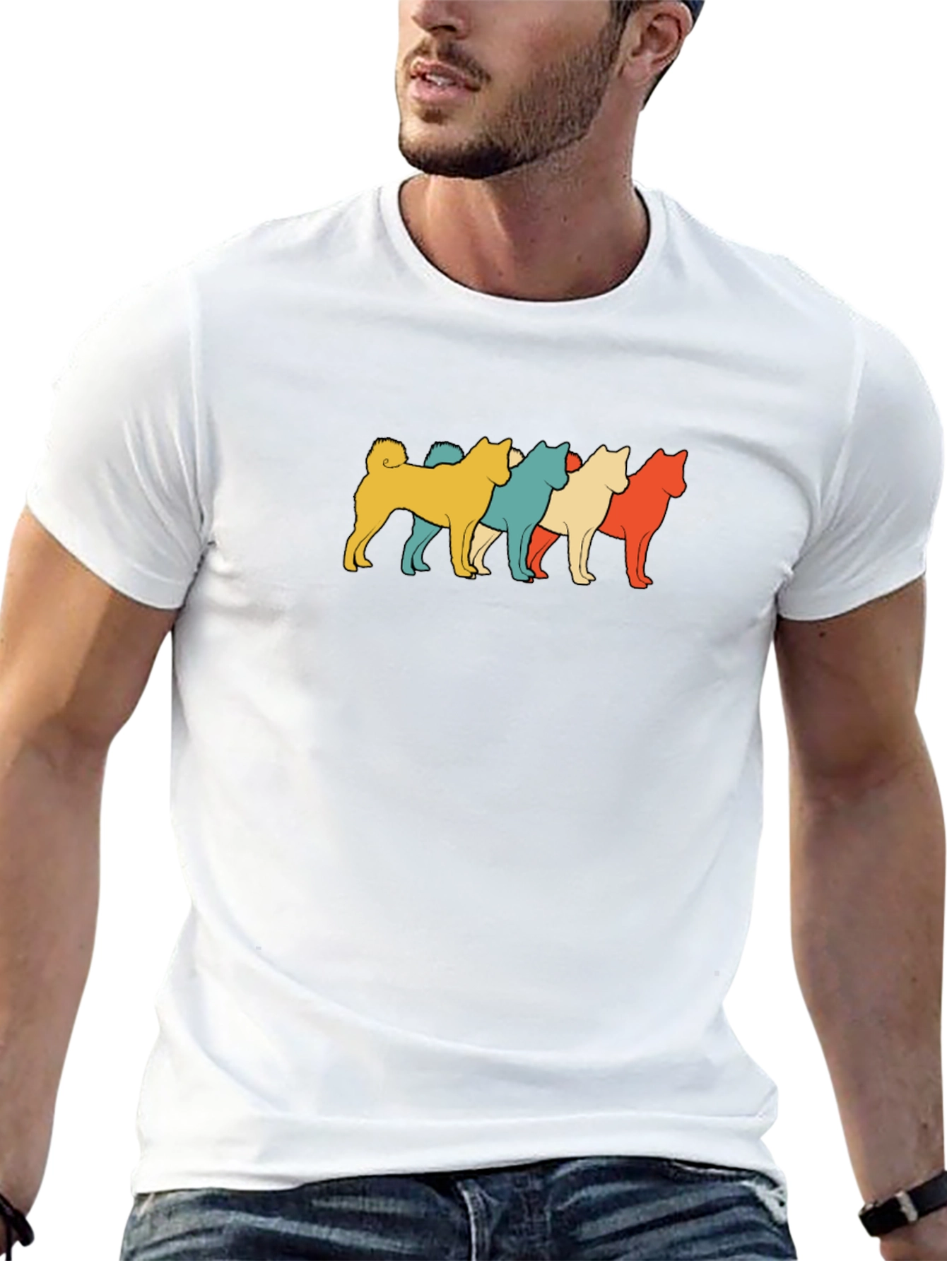 Retro Shiba Inu Dog Breed T-Shirt