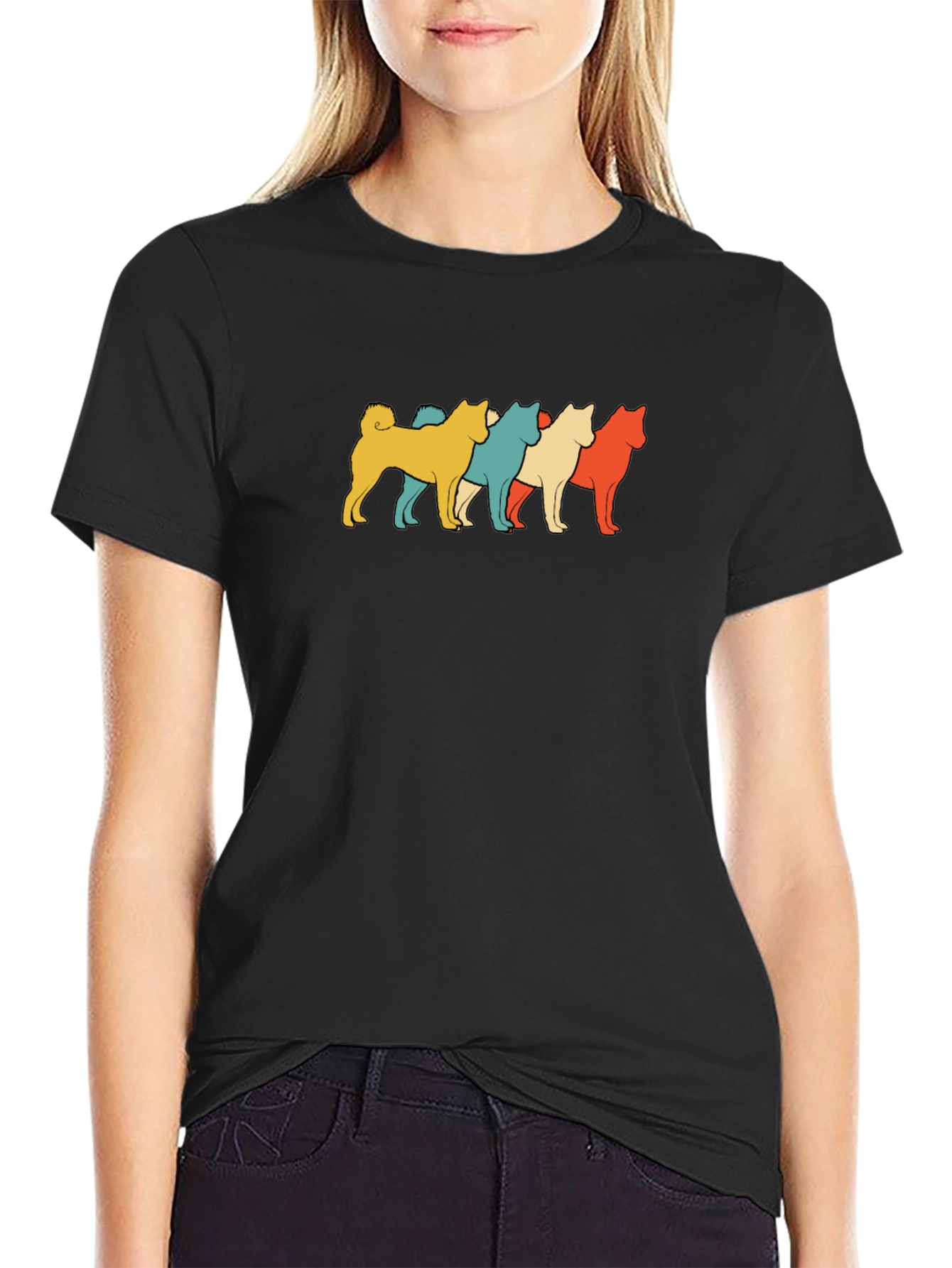 Retro Shiba Inu Dog Breed T-Shirt