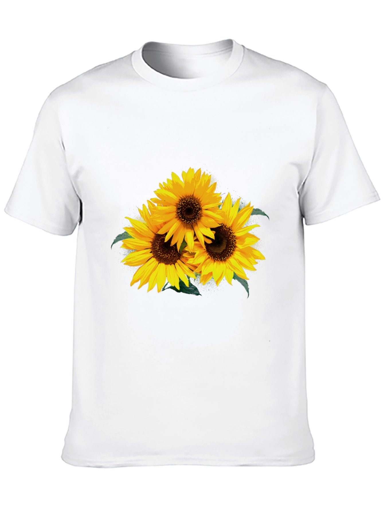 Sunflower Graphic Tee - Stylish Black T-Shirt