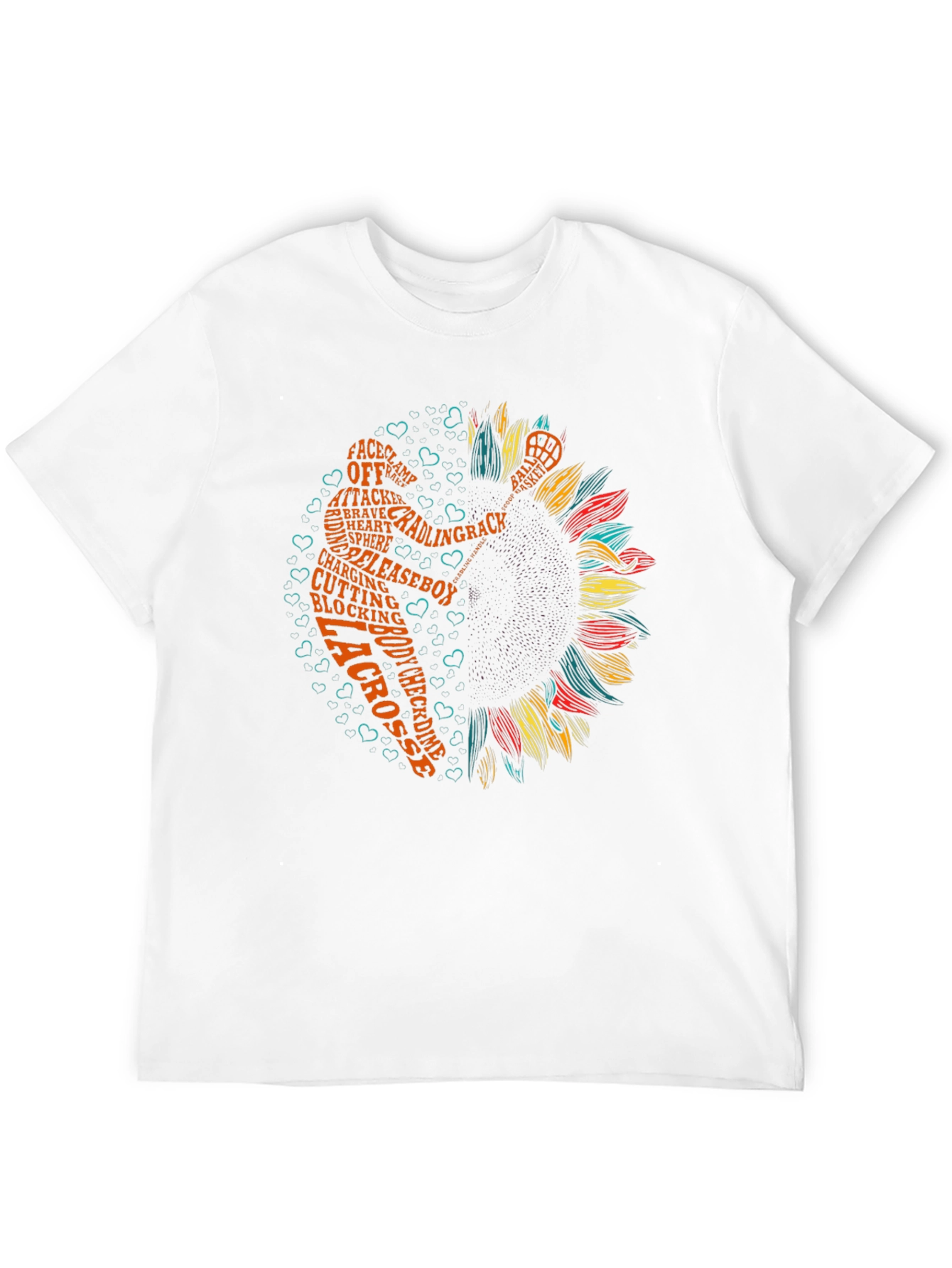 Lacrosse Sunflower Graphic Tee