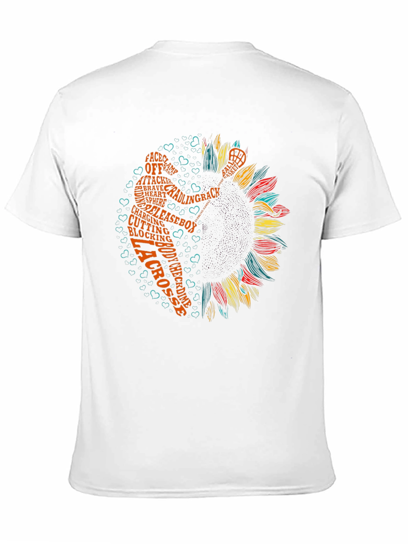 Lacrosse Sunflower Graphic Tee