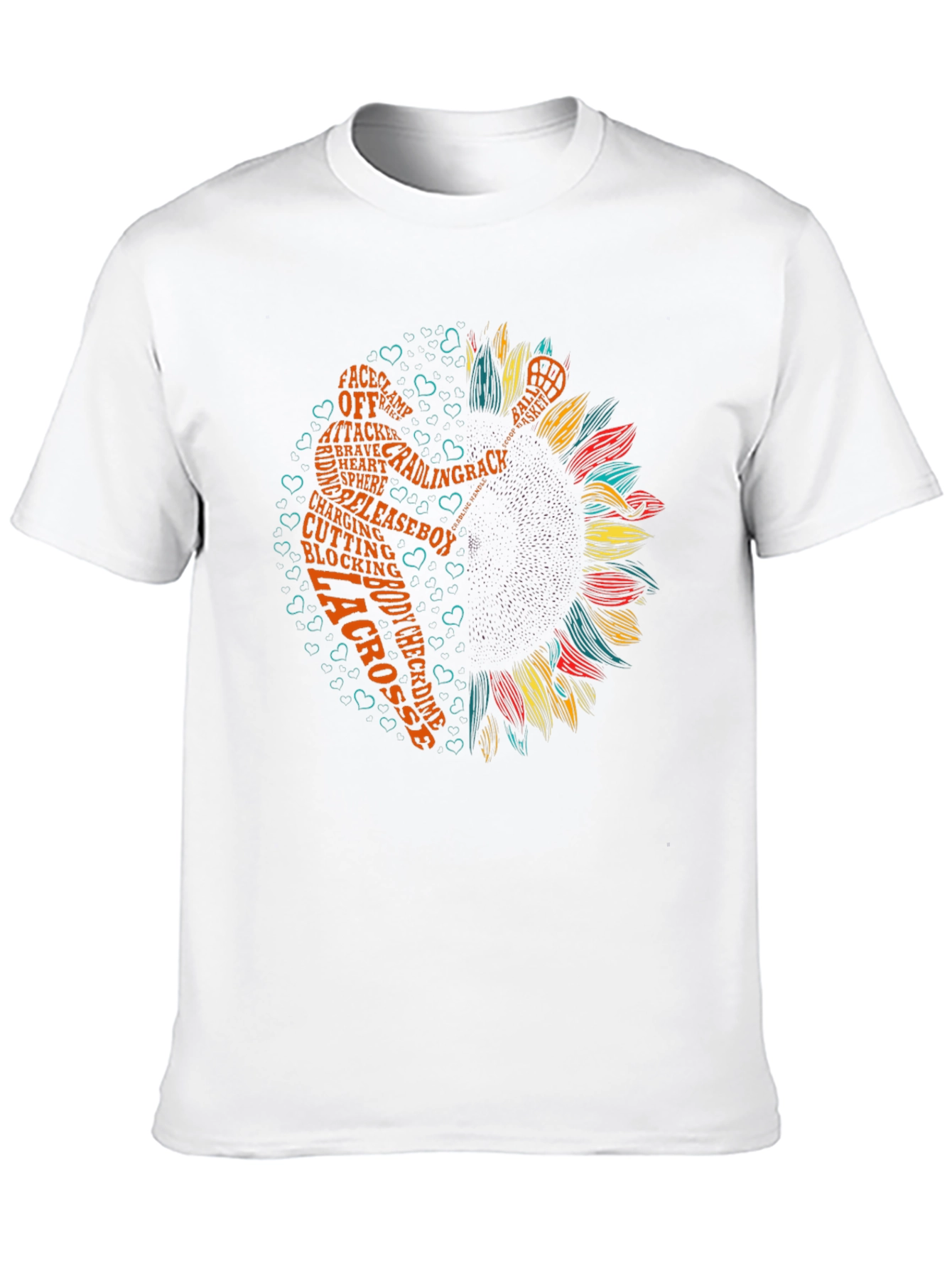 Lacrosse Sunflower Graphic Tee