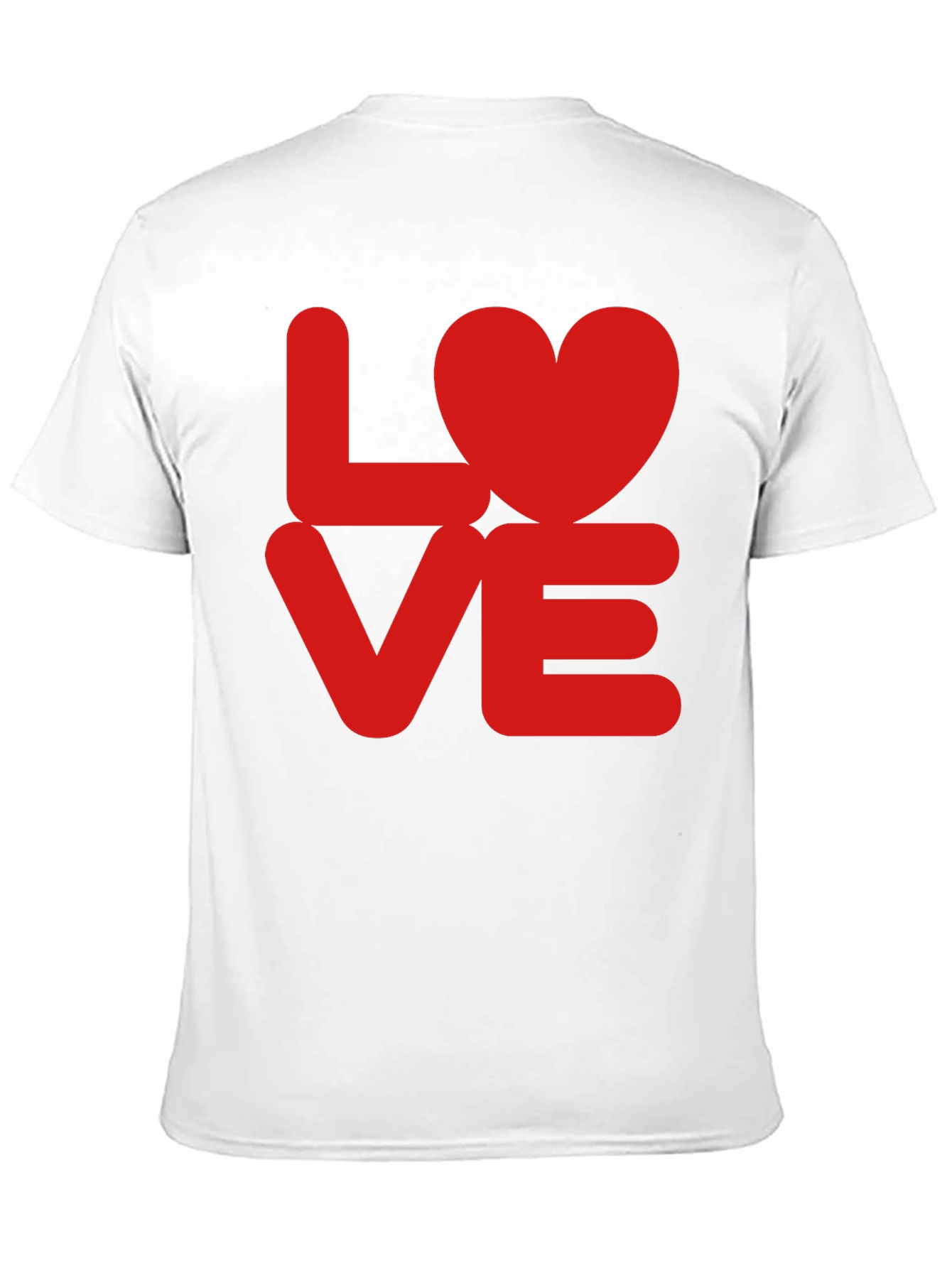 LOVE Heart T-Shirt - Red Graphic Tee
