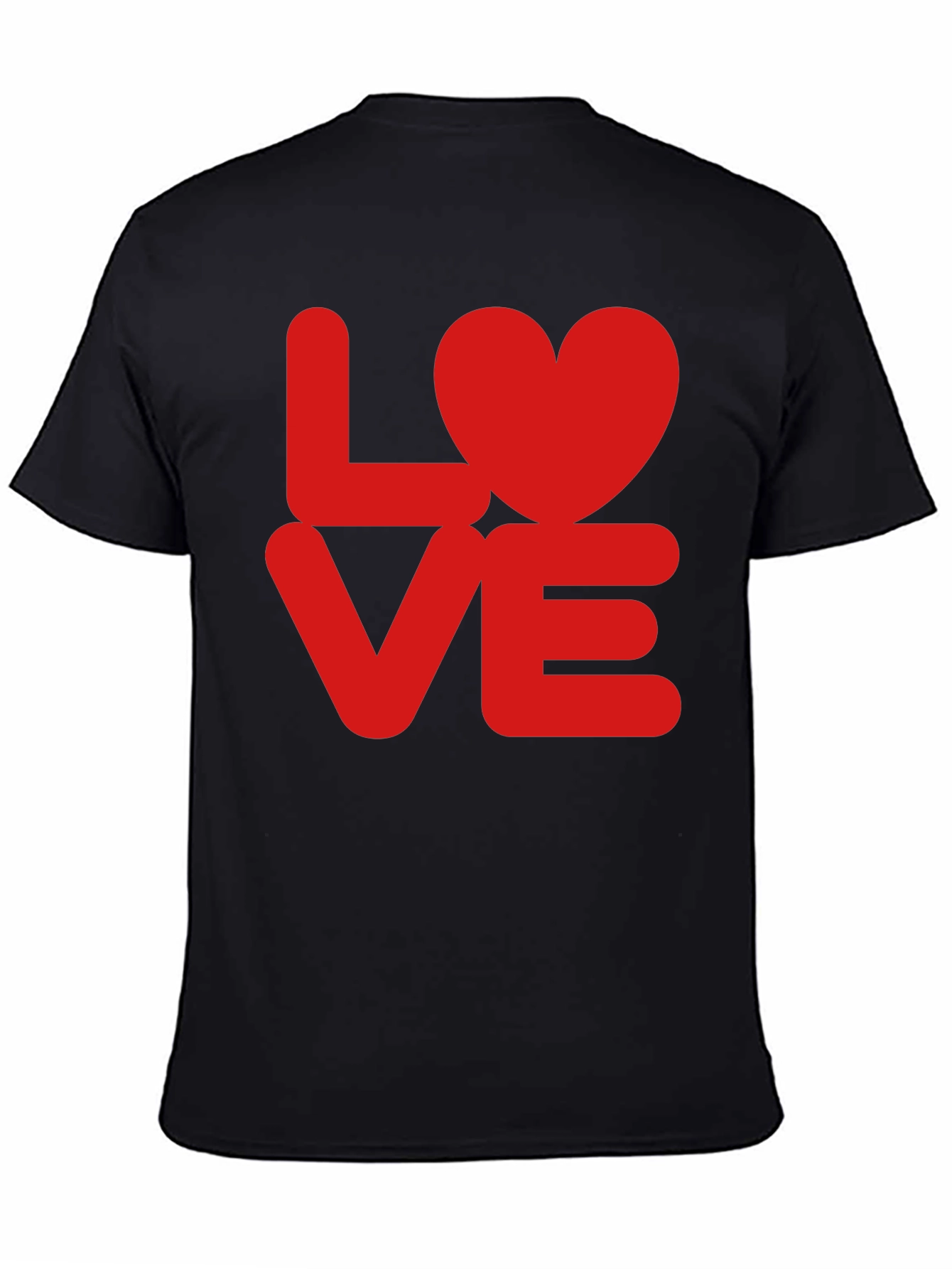 LOVE Heart T-Shirt - Red Graphic Tee