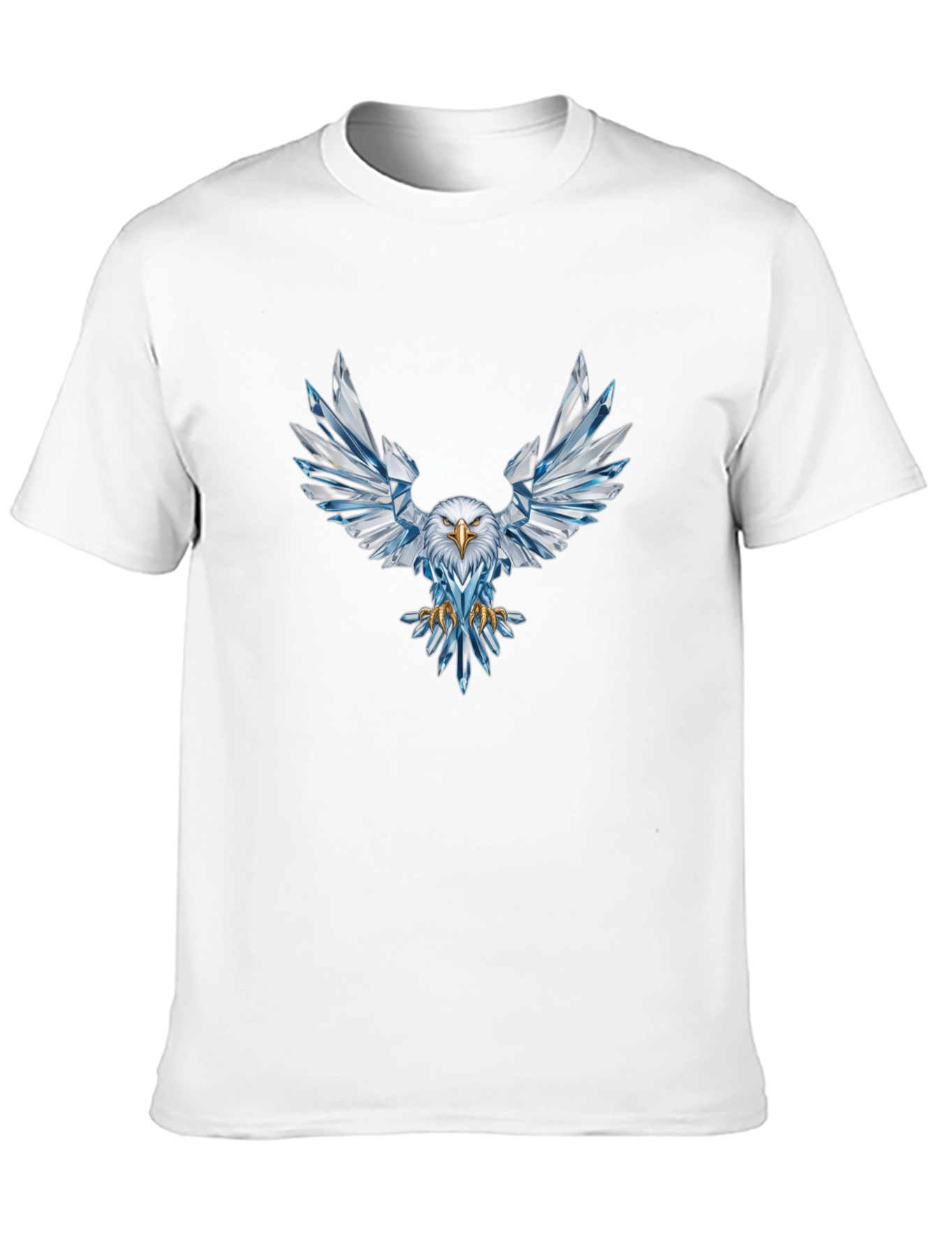 Crystal Eagle Graphic Tee - Mens Black T-Shirt