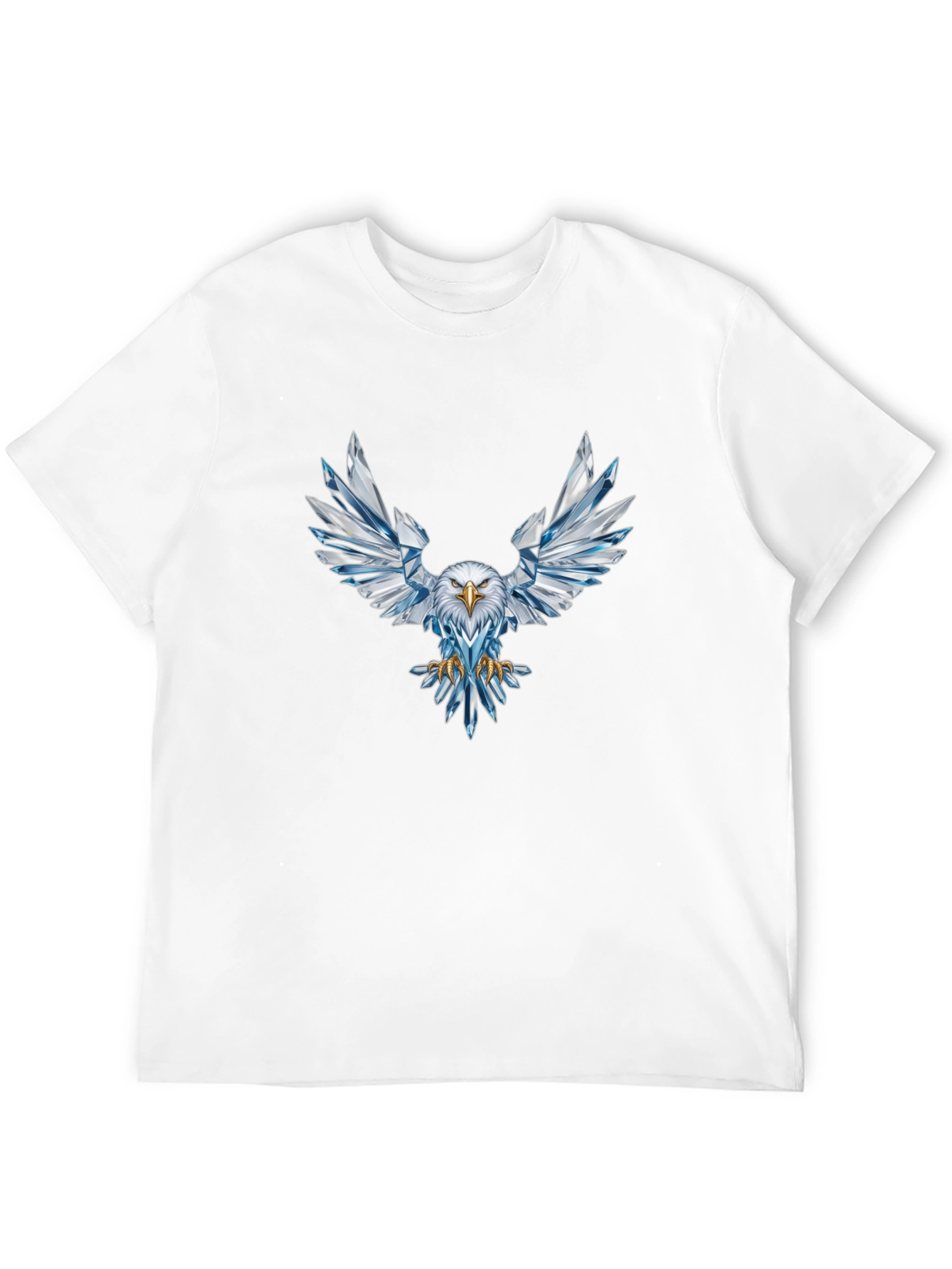 Crystal Eagle Graphic Tee - Mens Black T-Shirt