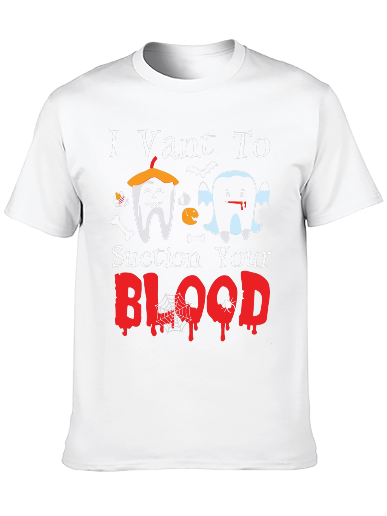 I Vant To Suction Your Blood Halloween T-Shirt