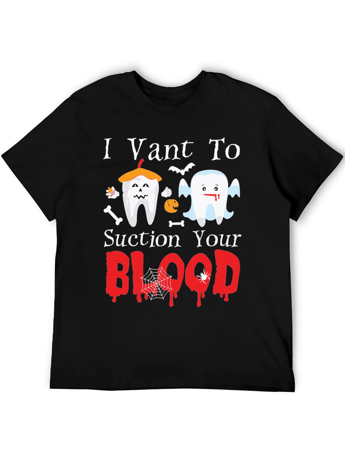 I Vant To Suction Your Blood Halloween T-Shirt