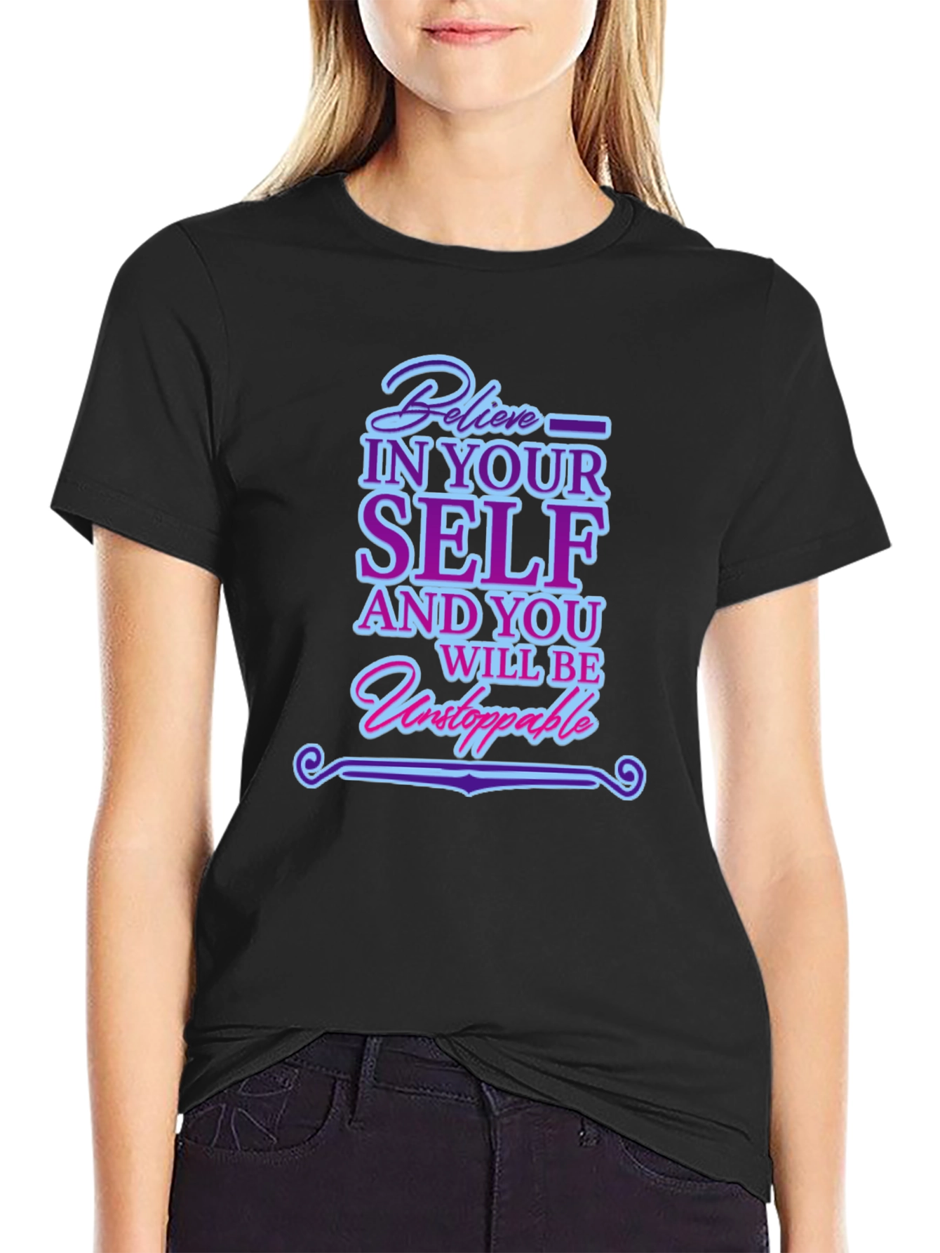 Believe In Yourself T-Shirt - Inspirational Quote Tee