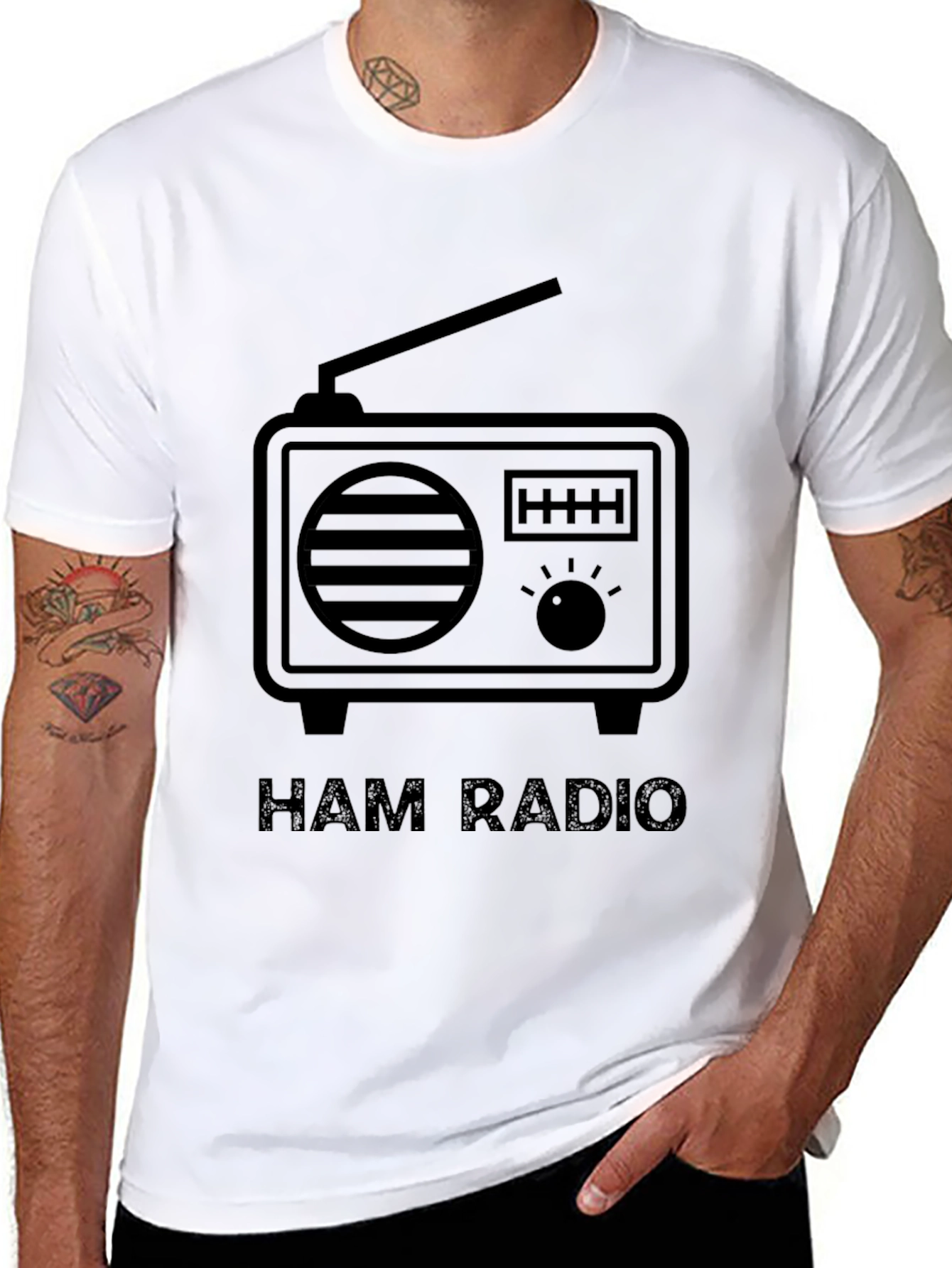 Ham Radio T-Shirt - Classic Radio Design