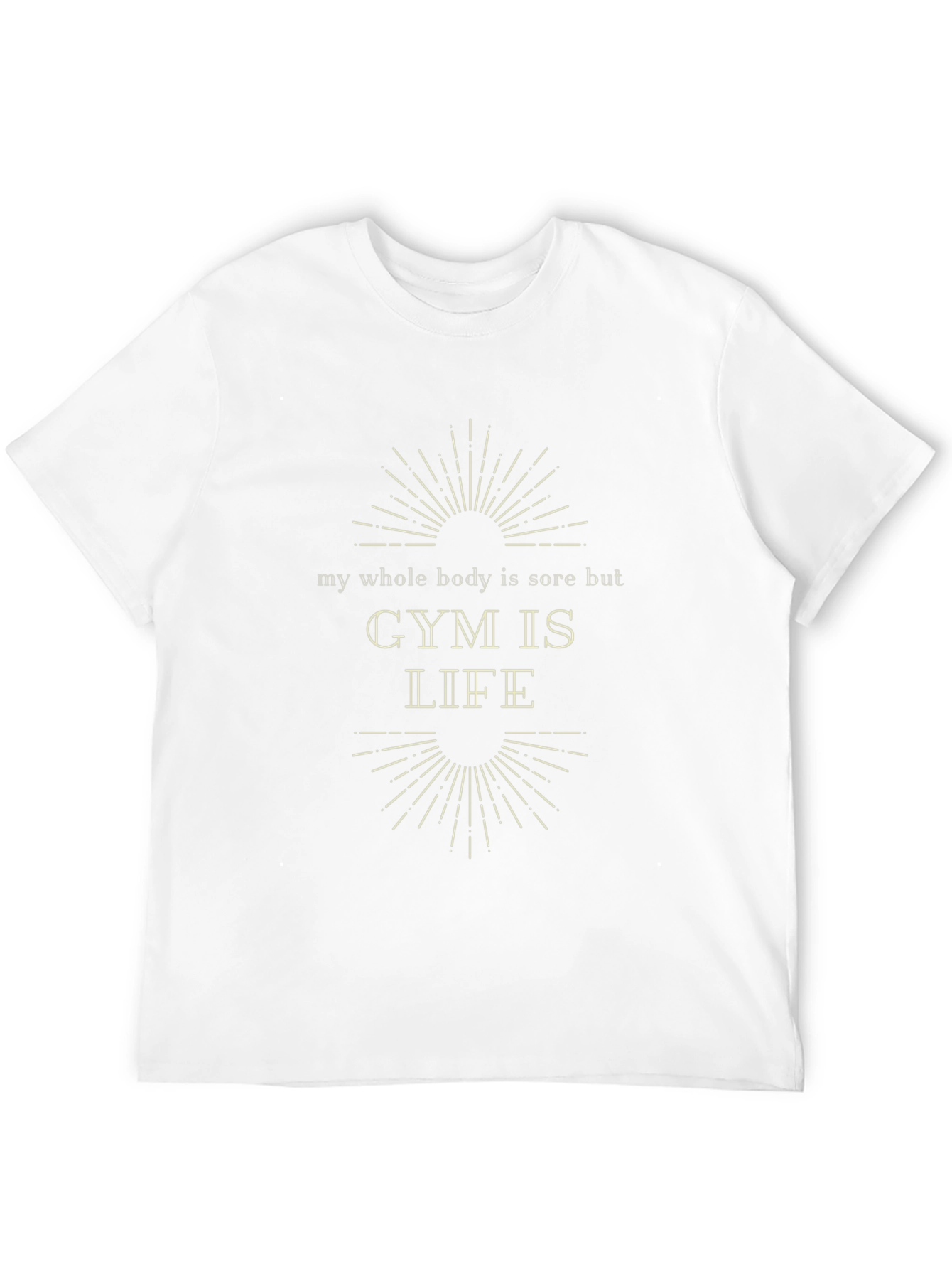 Gym Is Life T-Shirt - Workout Motivation Tee