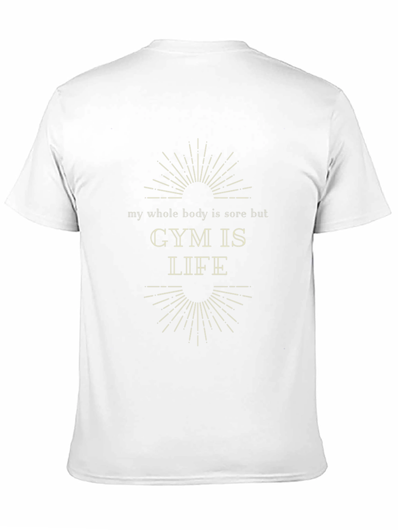 Gym Is Life T-Shirt - Workout Motivation Tee