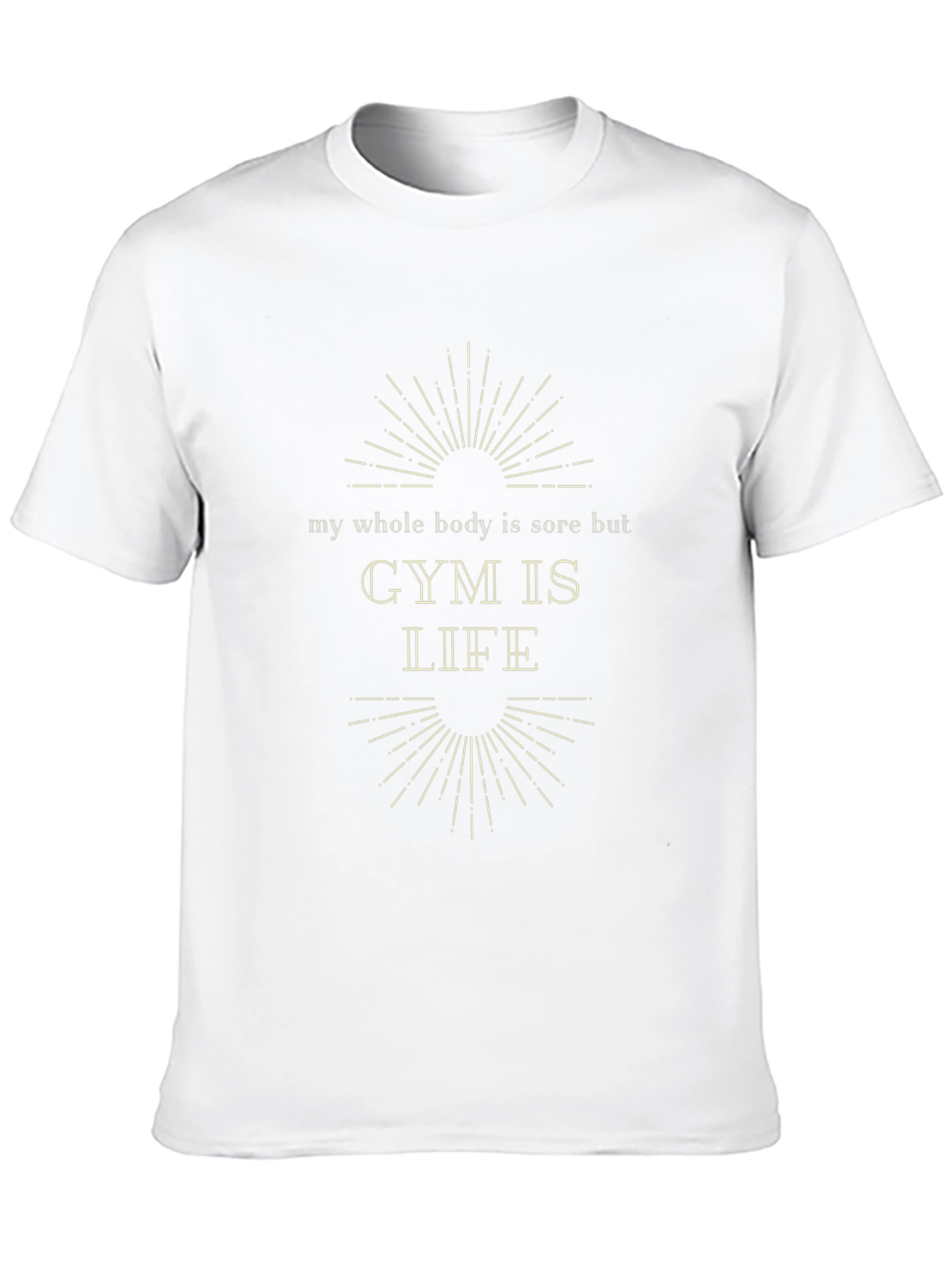 Gym Is Life T-Shirt - Workout Motivation Tee