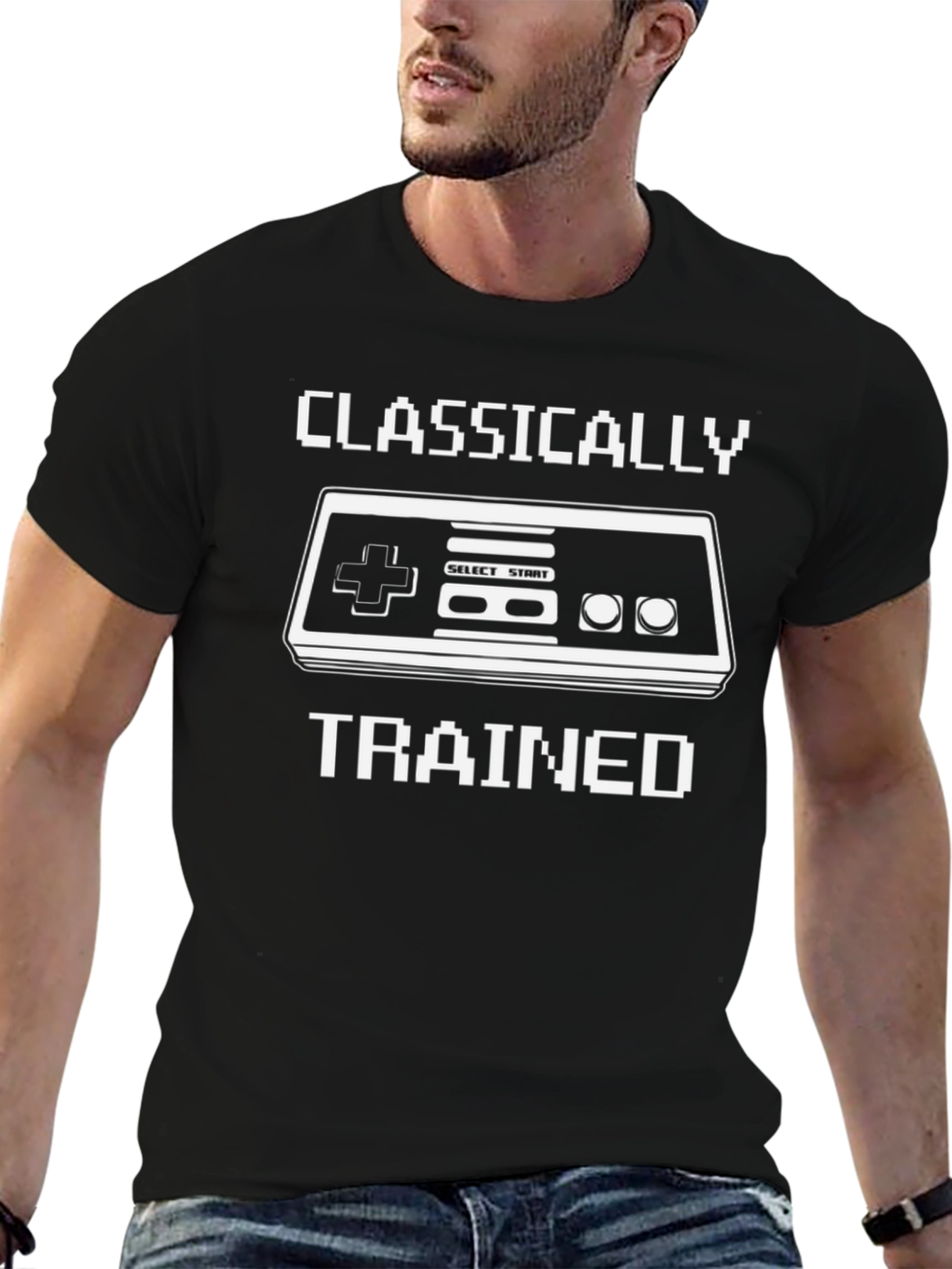 Classically Trained Gamer T-Shirt - Retro Gaming Tee