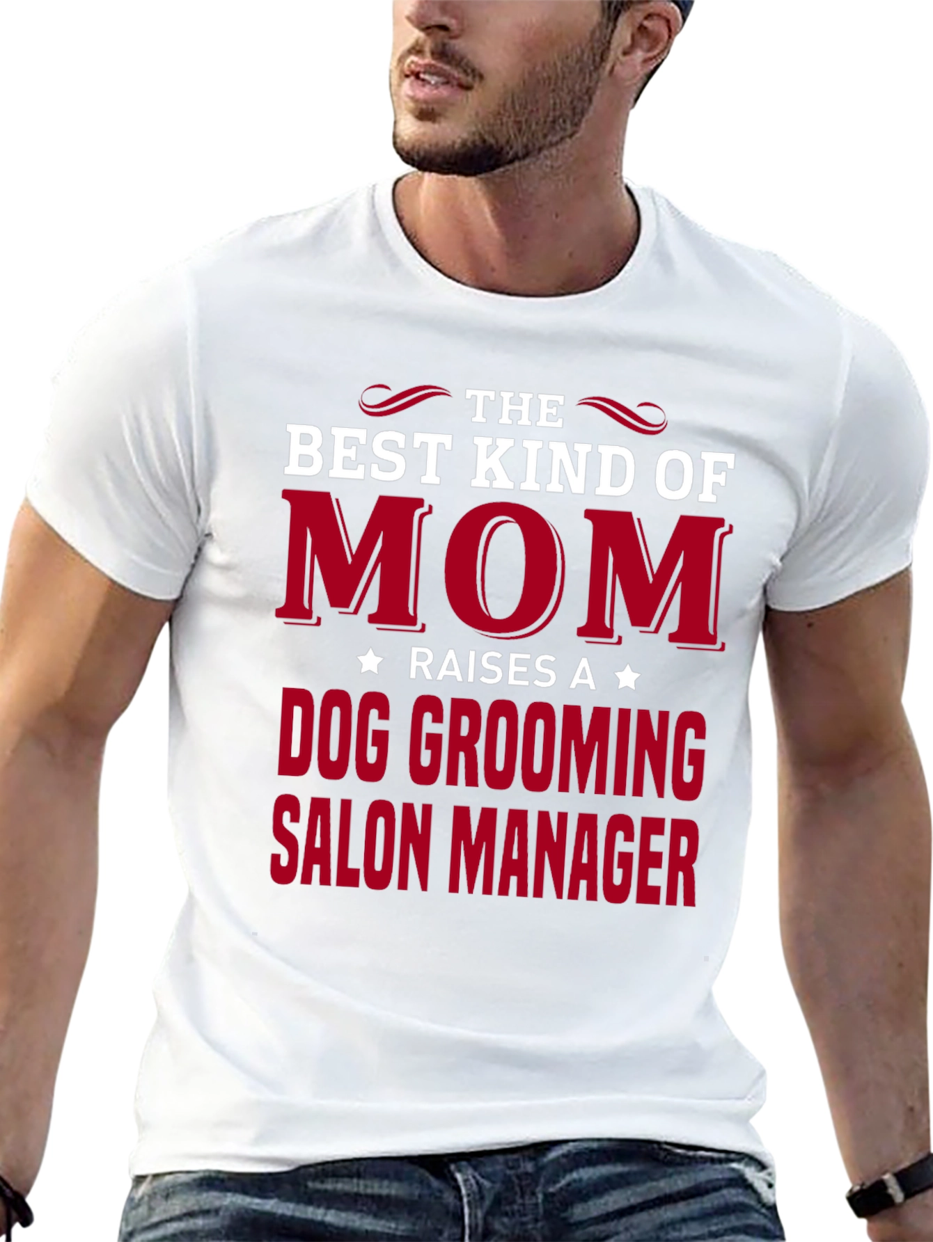 Dog Grooming Salon Manager Mom T-Shirt
