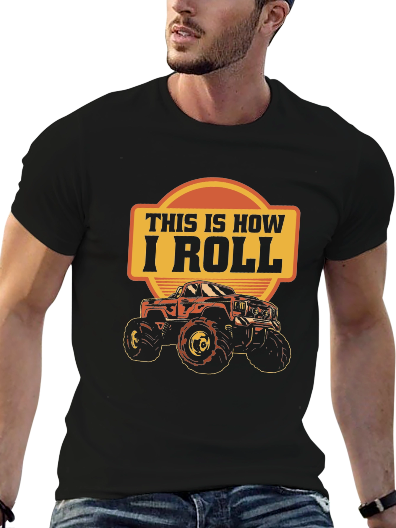 This Is How I Roll Monster Truck Graphic Tee