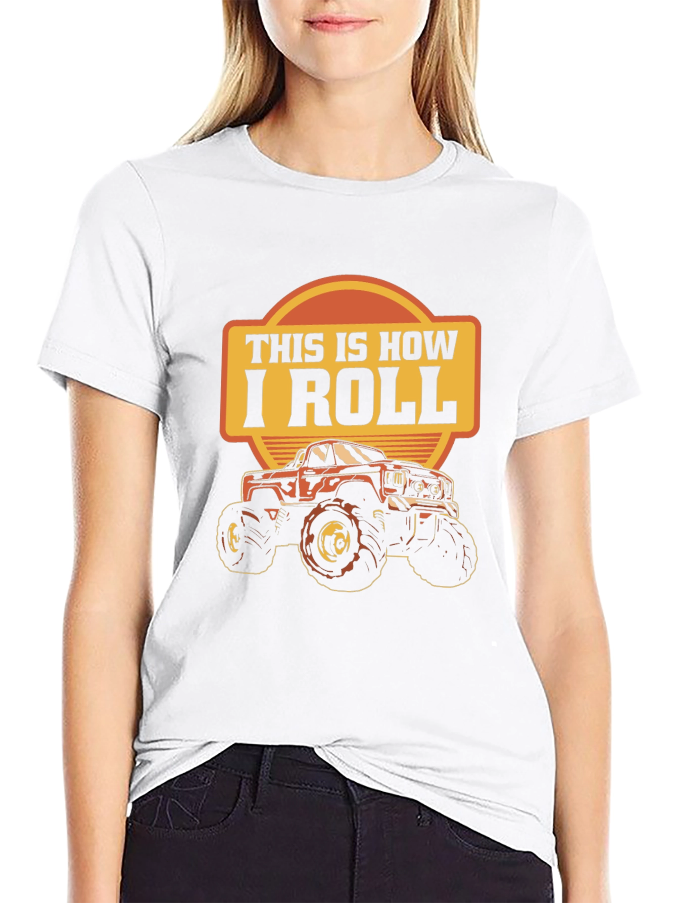 This Is How I Roll Monster Truck Graphic Tee