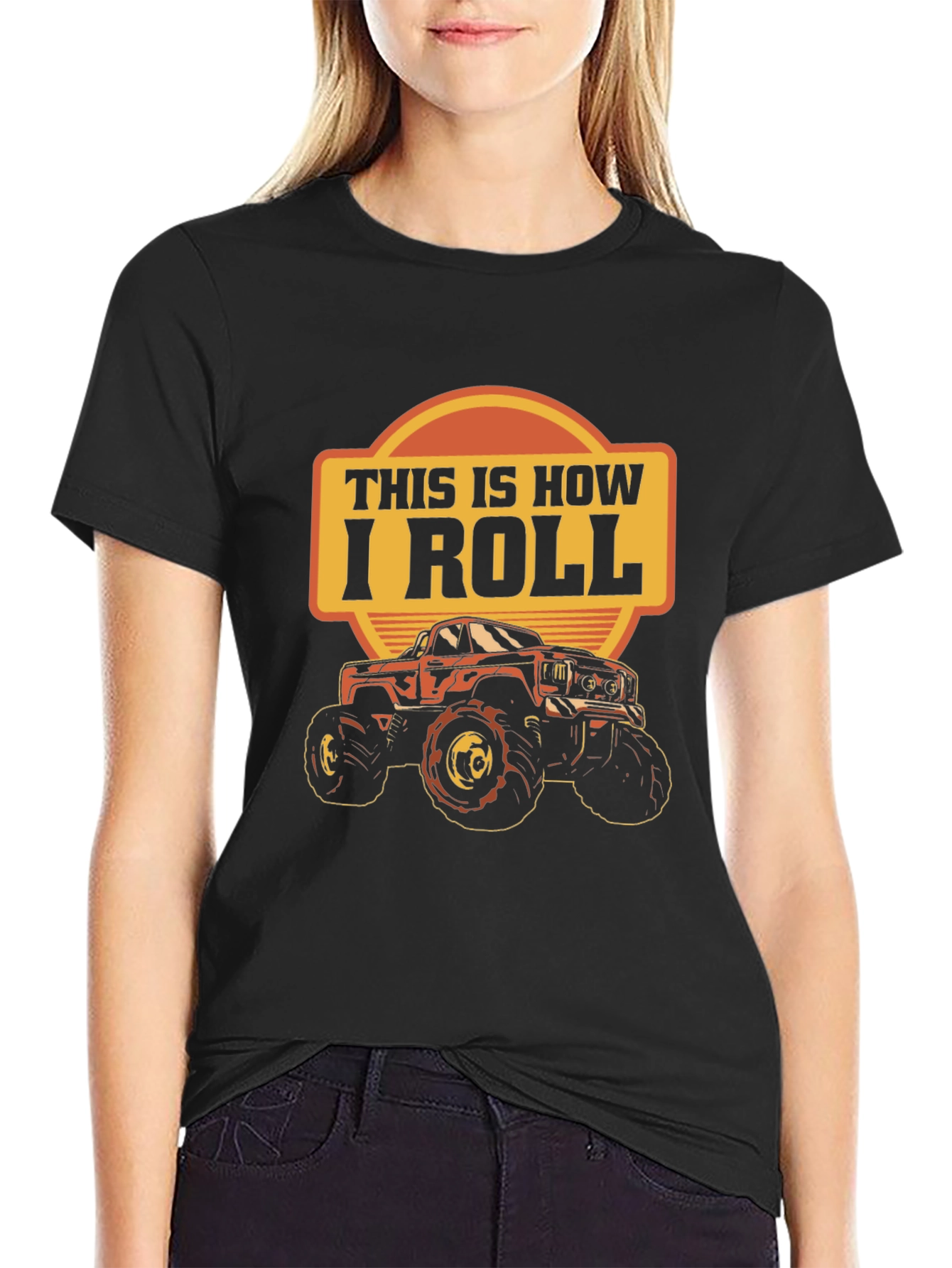This Is How I Roll Monster Truck Graphic Tee
