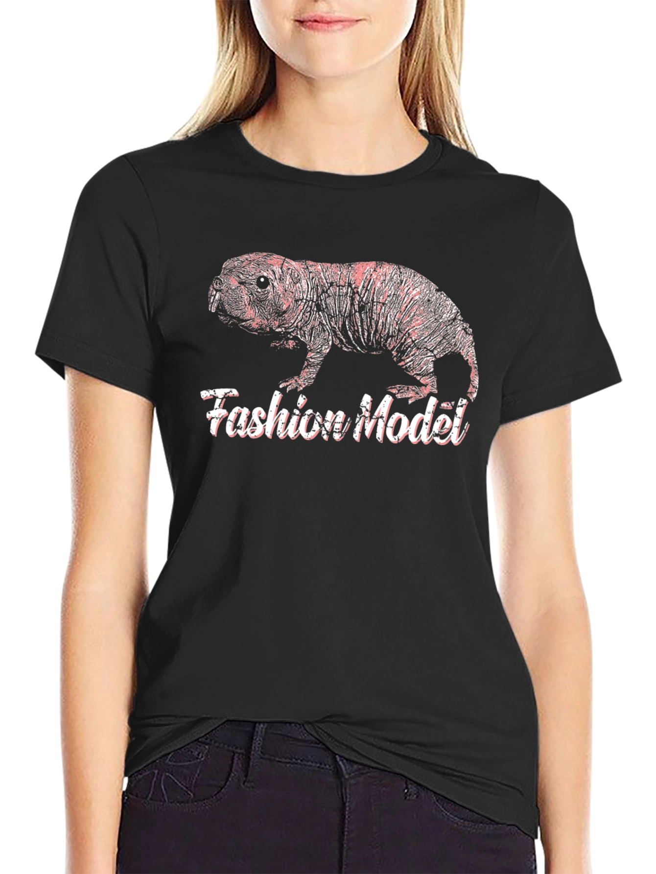 Fashion Model Naked Mole Rat T-Shirt