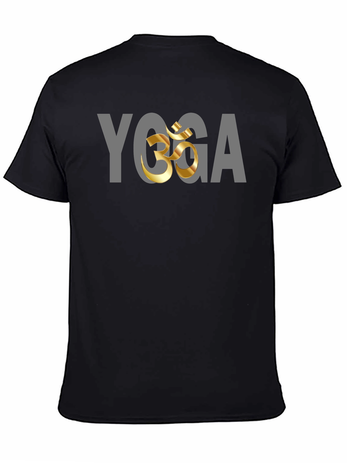 Yoga Om Graphic Black T-Shirt