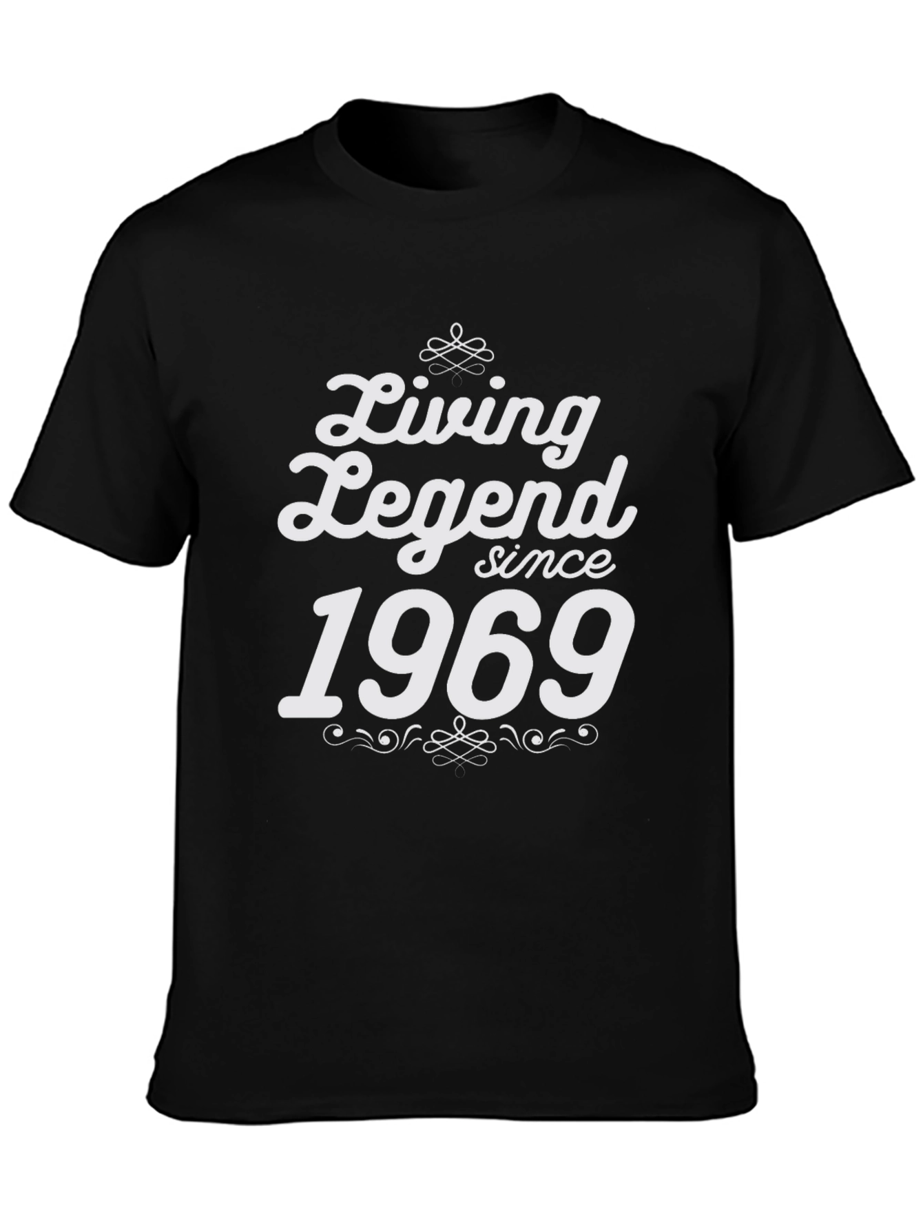 Living Legend Since 1969 Black T-Shirt