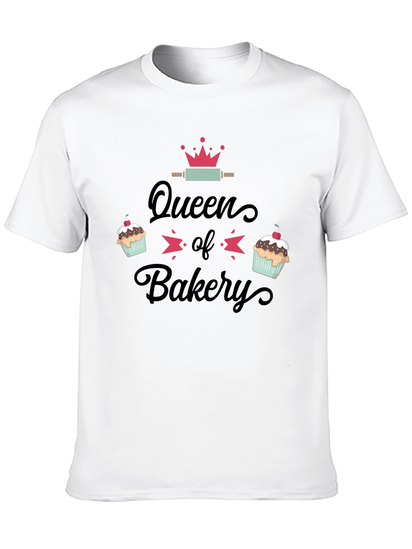 Queen of Bakery T-Shirt - Baking Enthusiast Gift