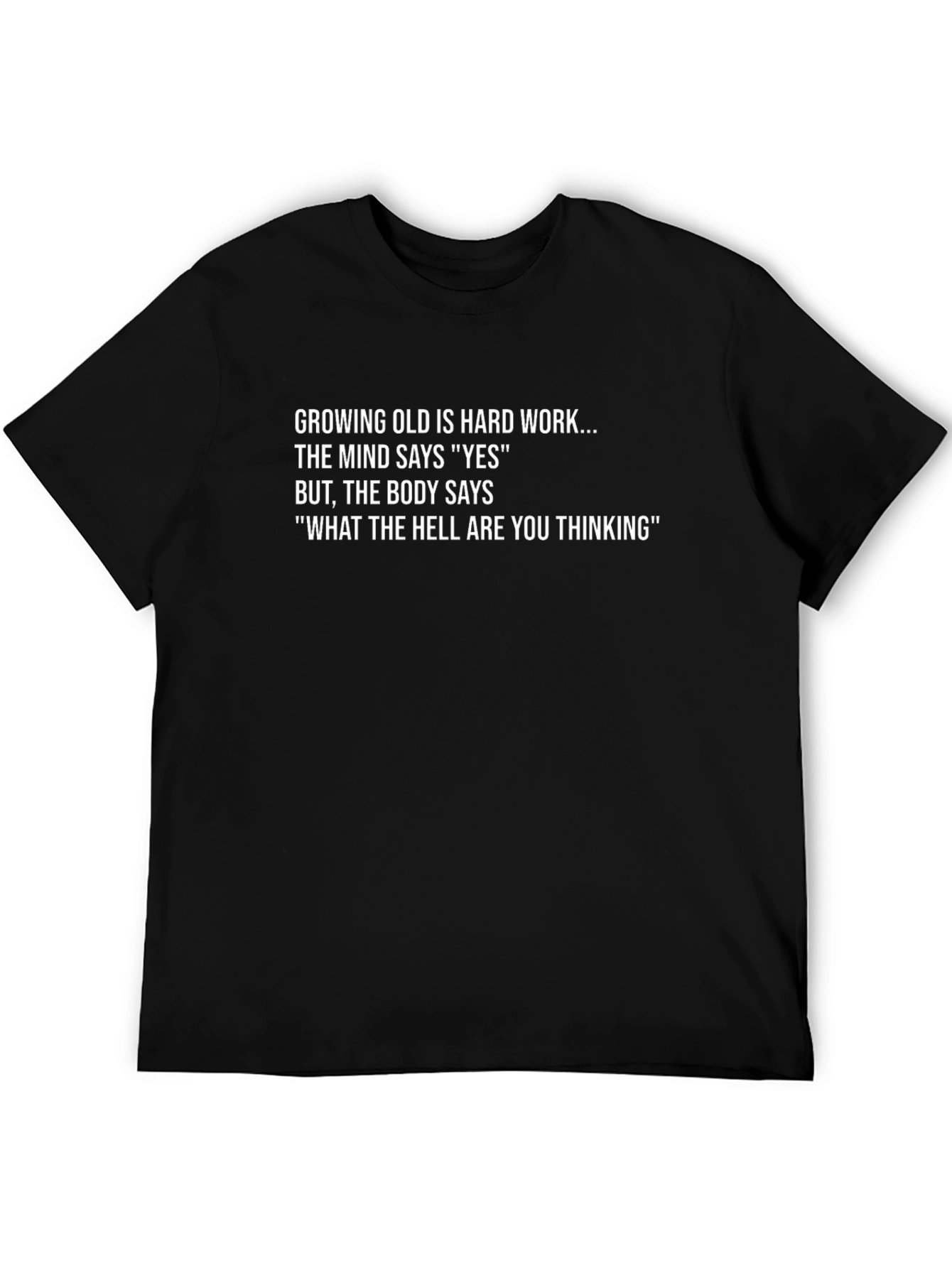 Funny Aging T-Shirt - Mind vs. Body