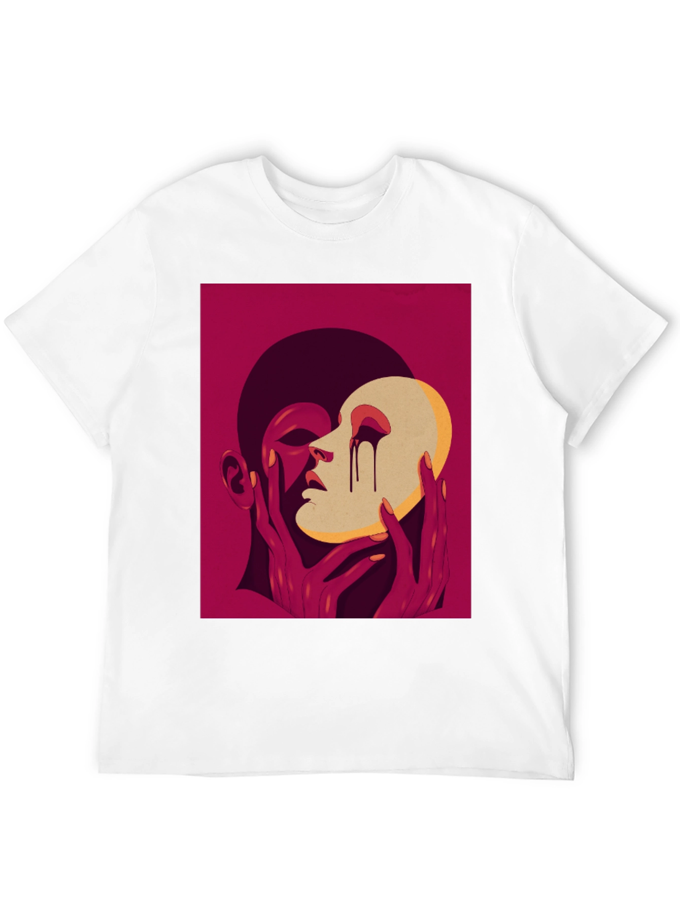 Artistic Graphic Tee - Masked Identity